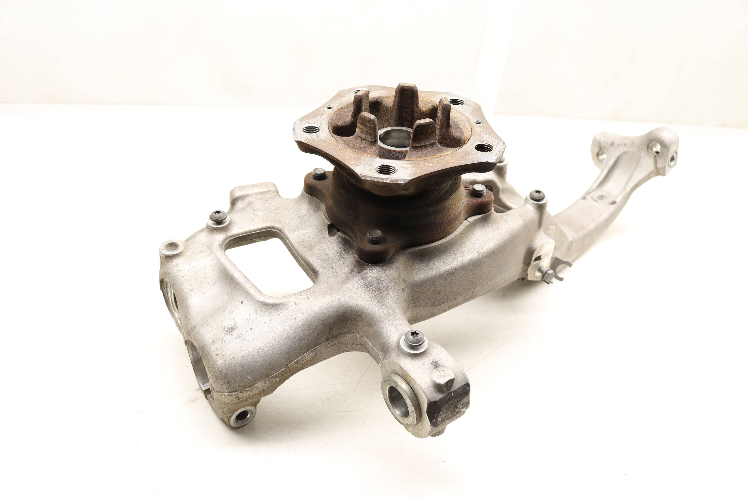 Porsche Front Right Spindle Knuckle W/ Wheel Bearing 9Y0407246
