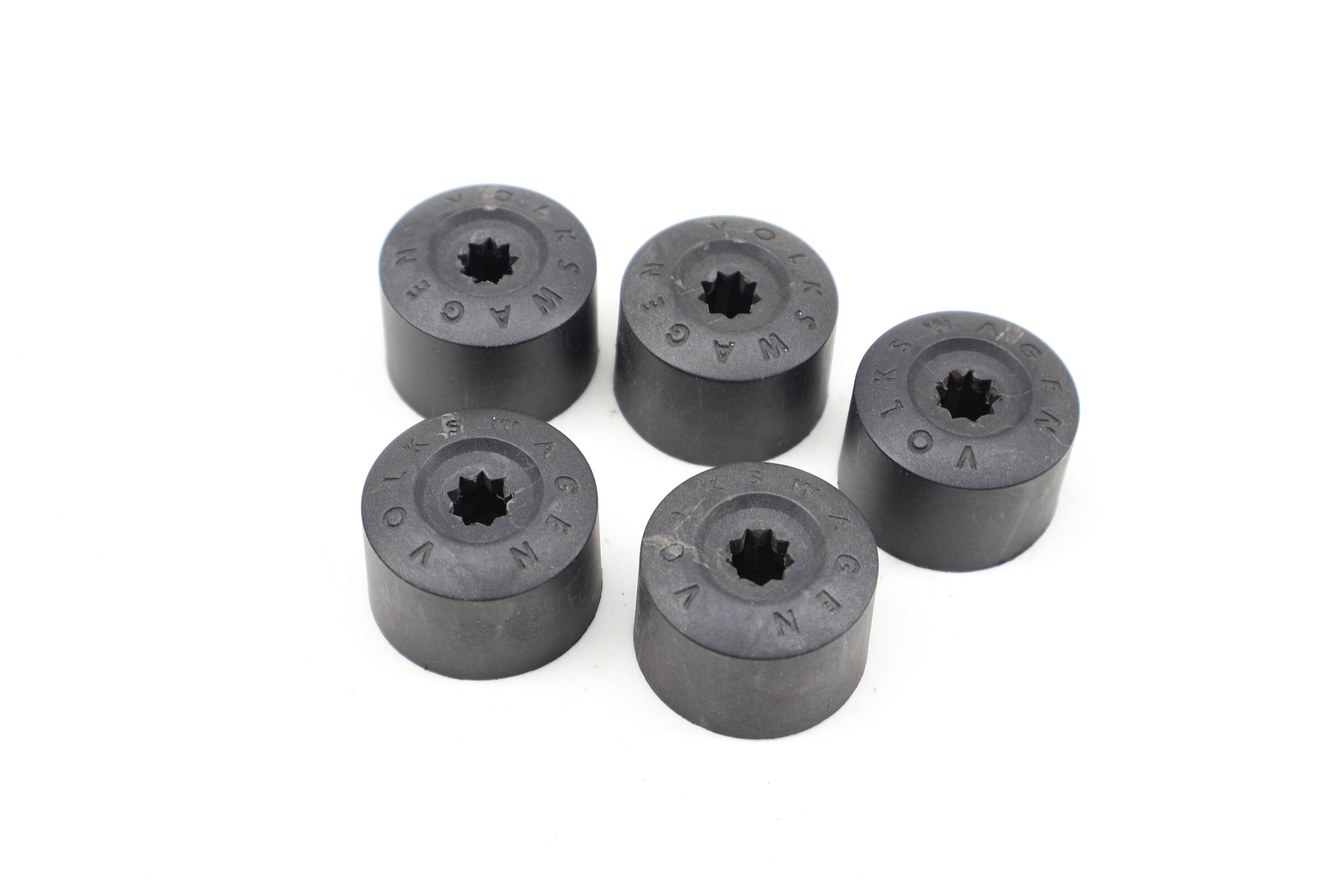 Lug Nut / Bolt Cover / Cap Set (5) 1K0601173