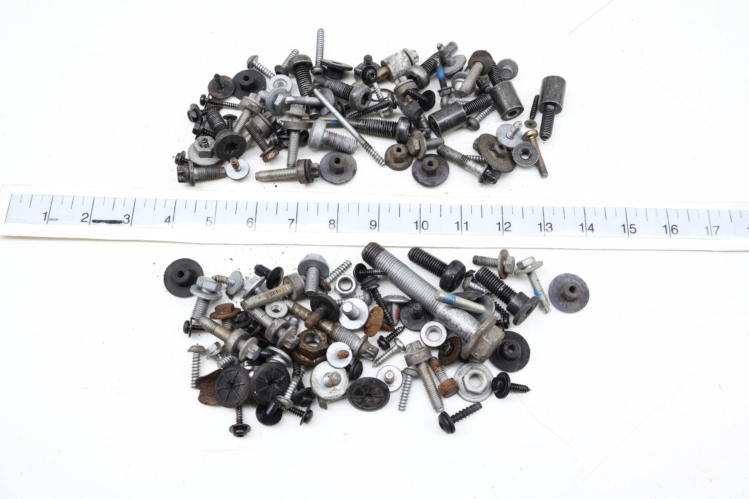 Assorted Mixed Bolts, Nuts, Screws, Washers, Etc