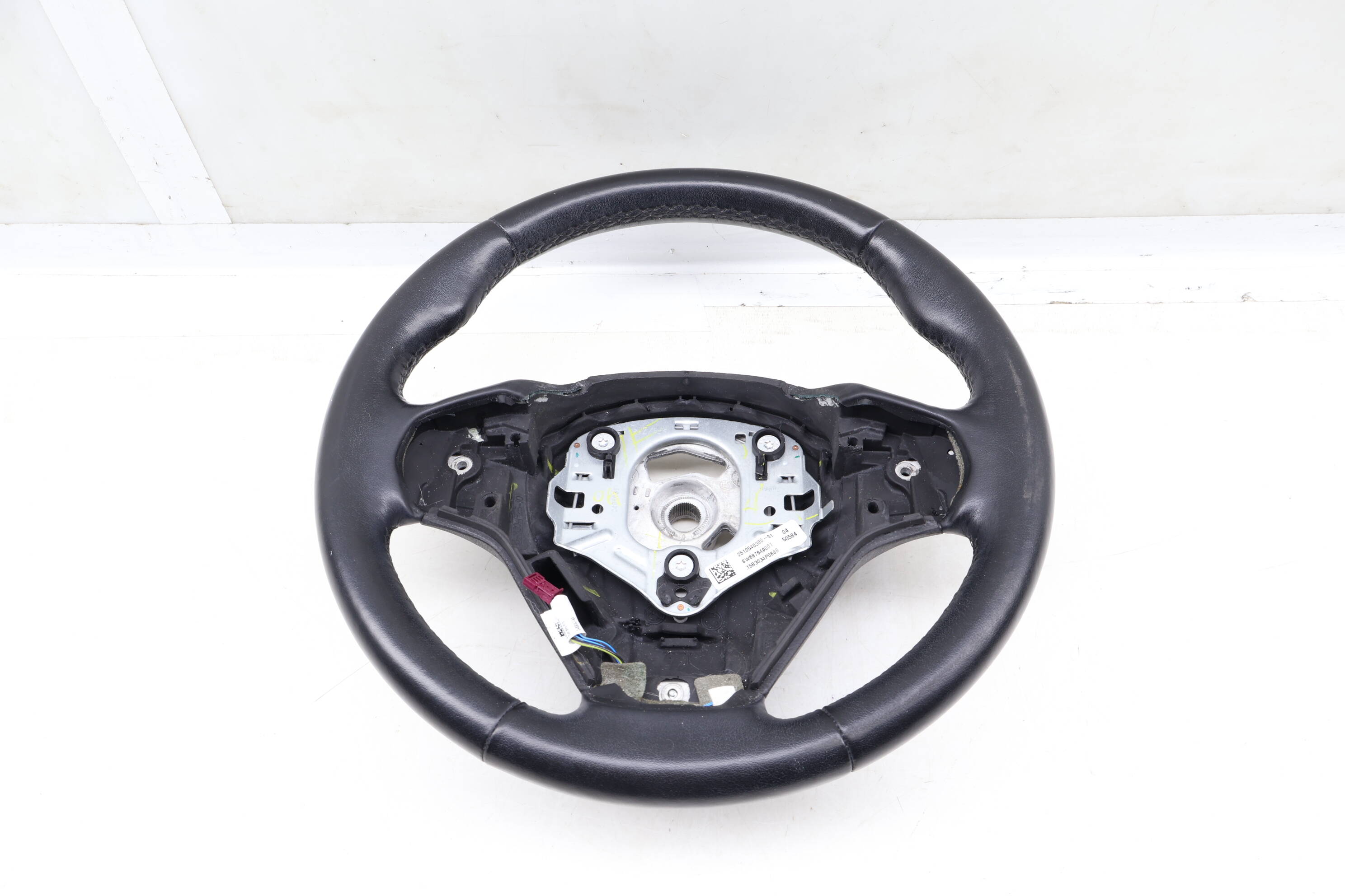 3-Spoke Leather Sport Steering Wheel (Heated) 32306877856