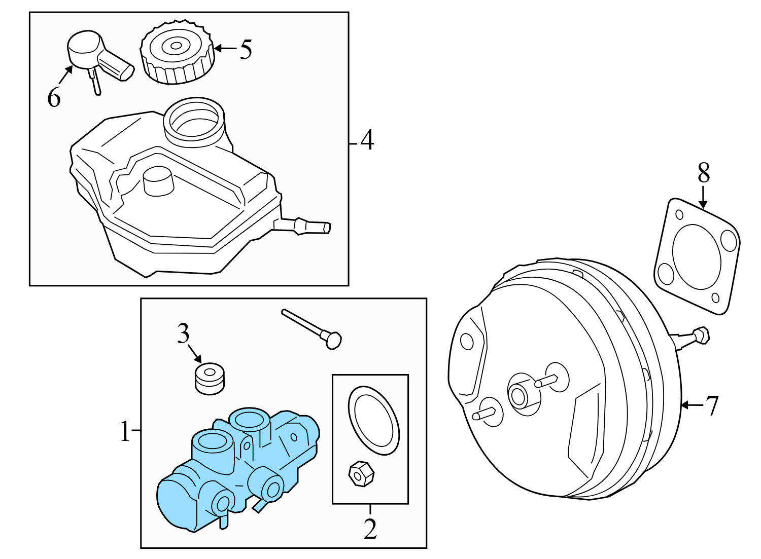 BMW Brake Master Cylinder 34336881095