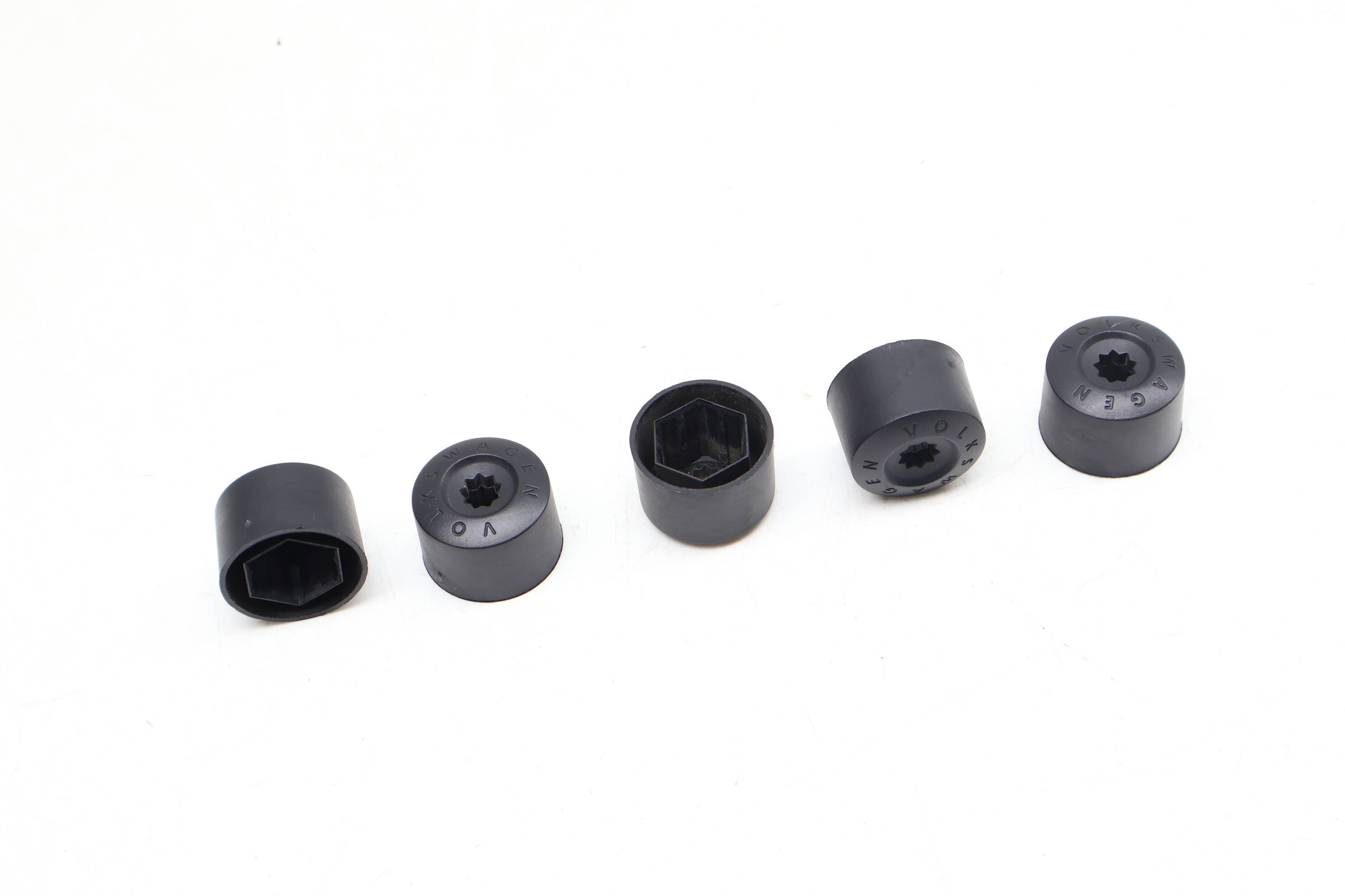 Lug Nut / Bolt Cover / Cap Set (5) 1K0601173