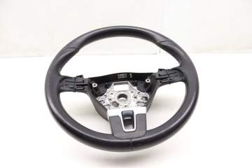 3-Spoke Leather Steering Wheel 561419091G