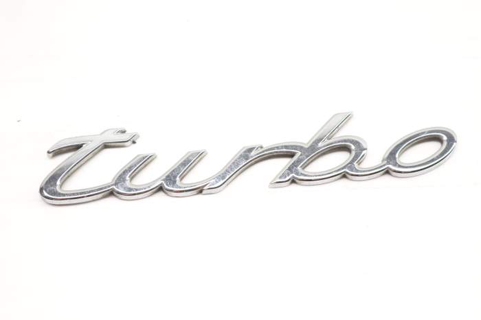 Trunk Hatch Emblem / Badge (Turbo) 95B853675B main product photo