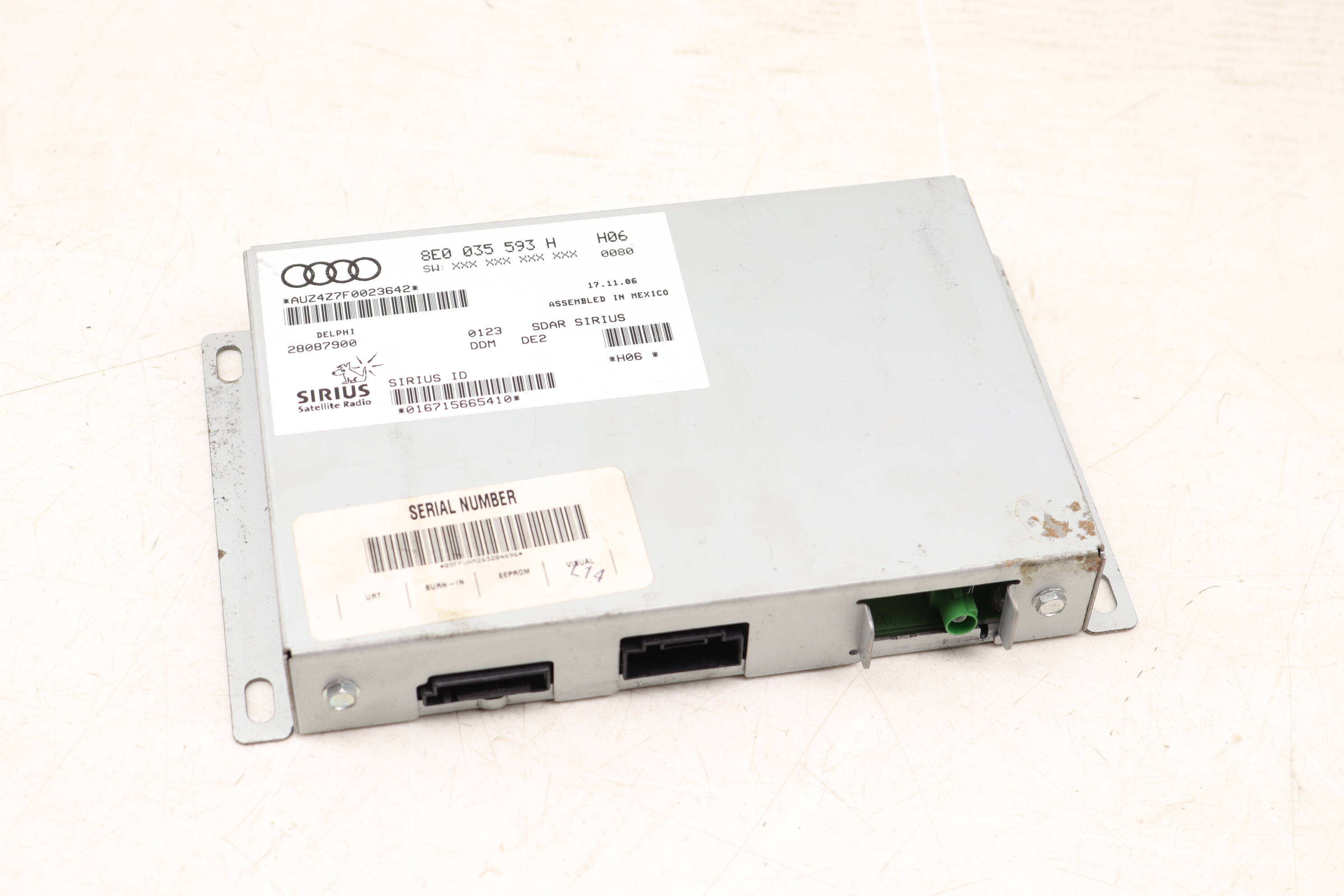 Sirius Satellite Radio Control Module 8E0035593H