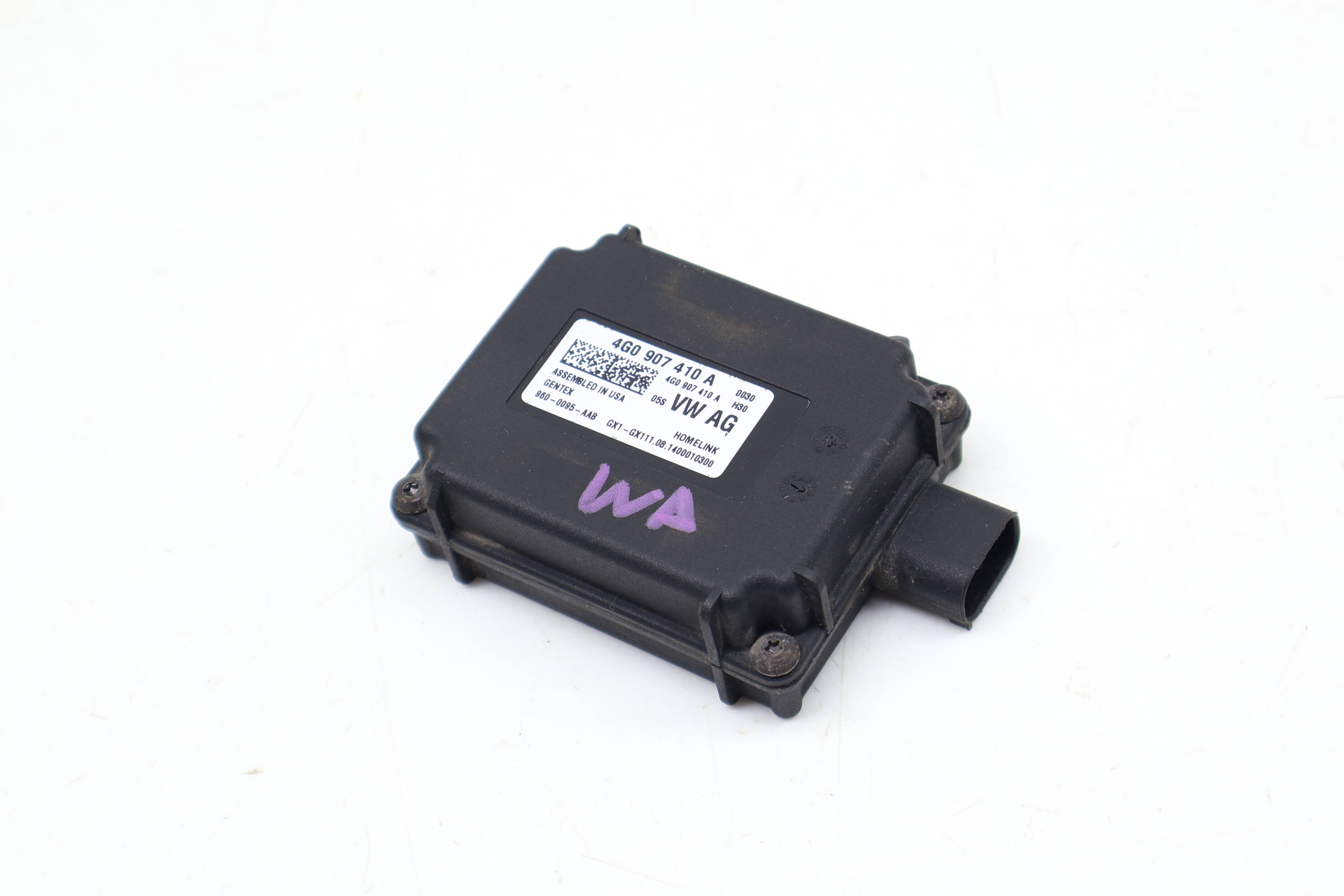 Audi Homelink / Garage Door Opener Module 4G0907410A