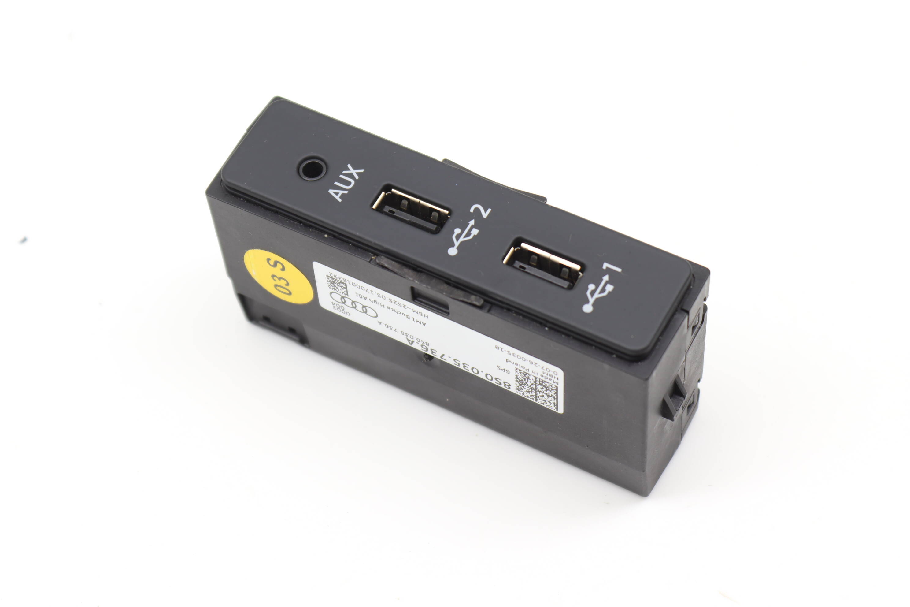 Dual Usb / Aux-In Socket 8S0035736A