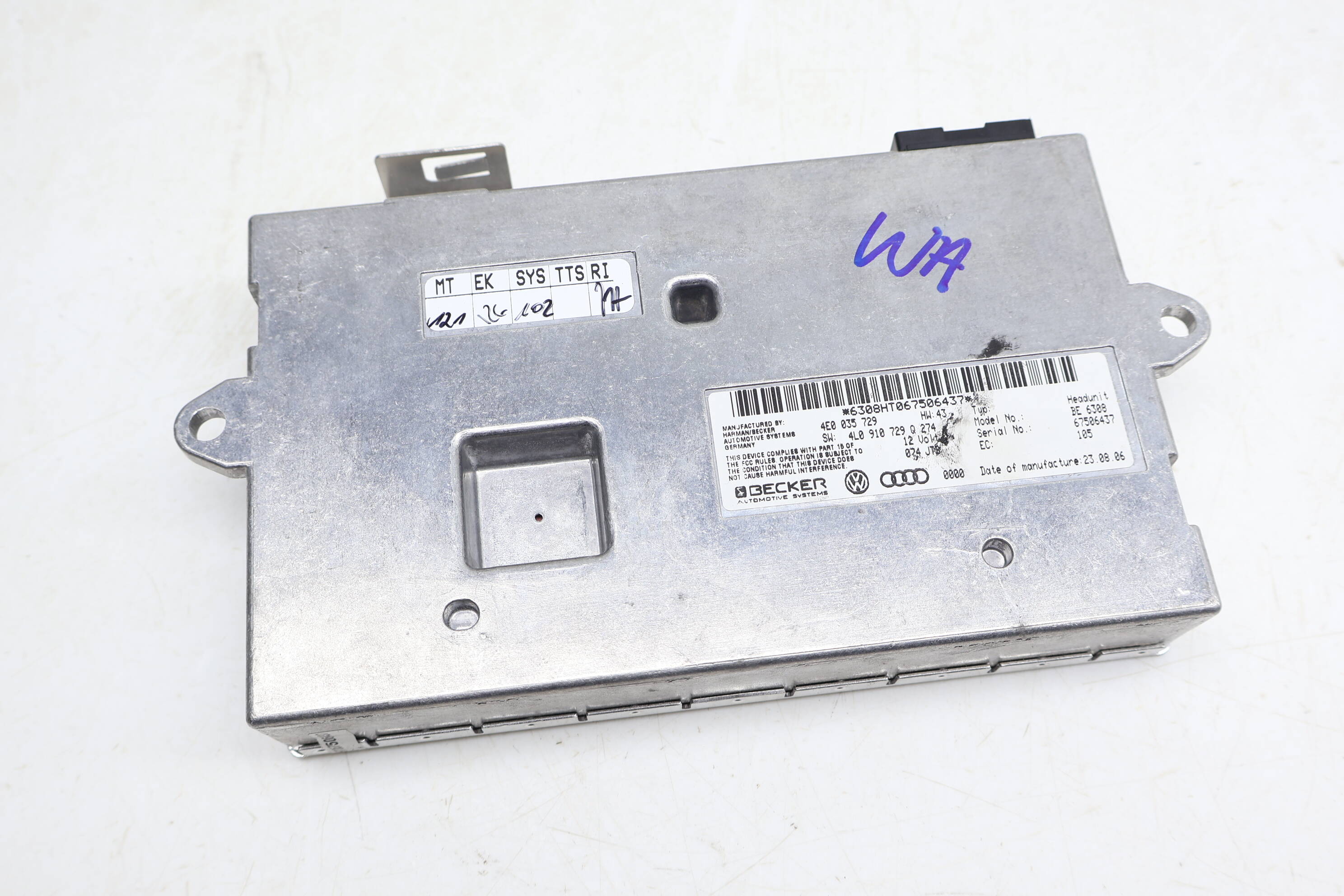 Mmi Interface Control Module 4E0035729
