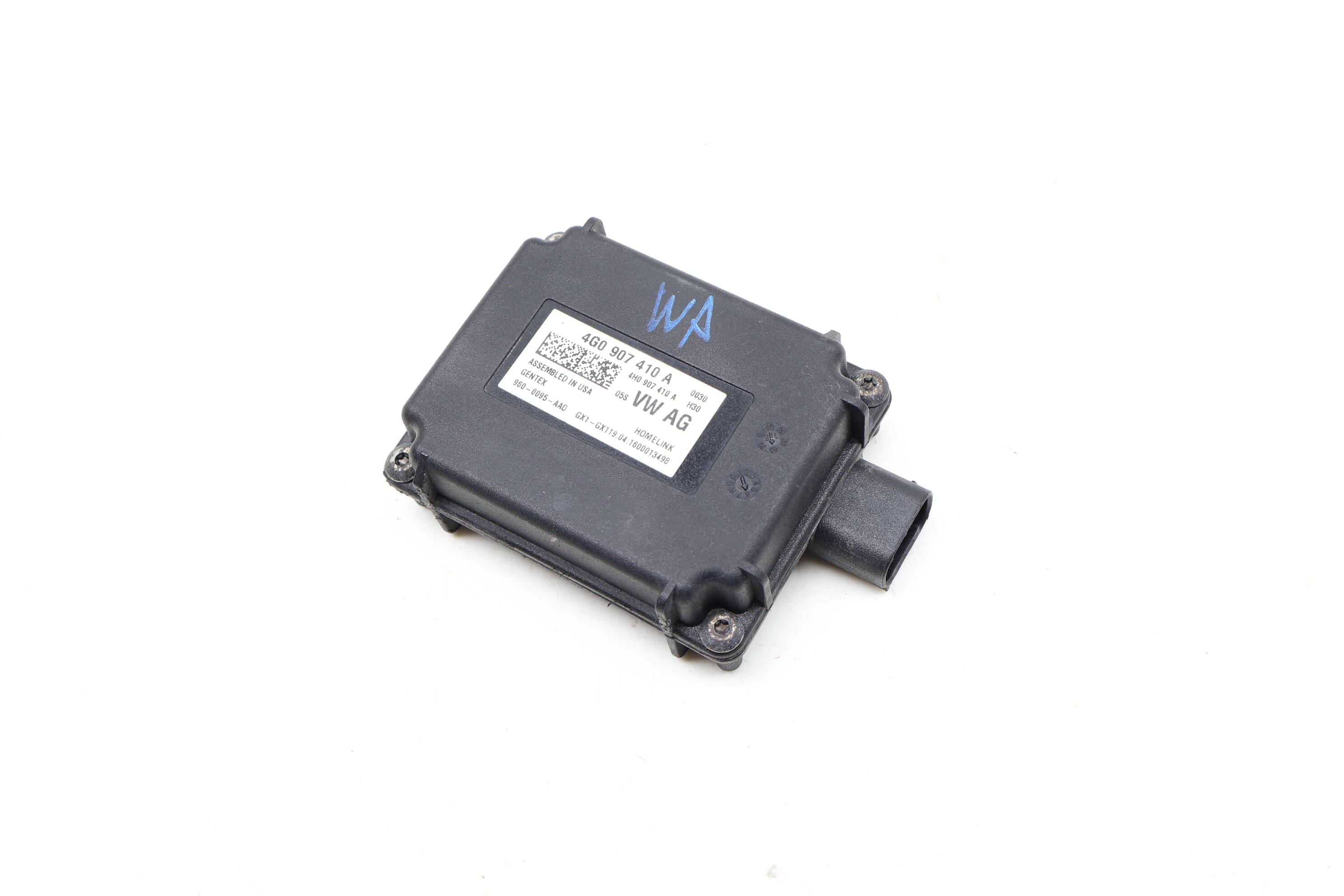 Audi Homelink / Garage Door Opener Module 4G0907410A