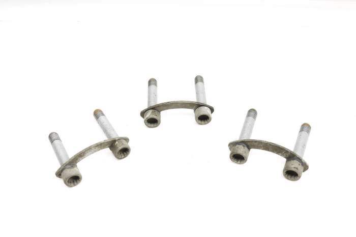 FRONT - CV AXLE BOLT W/ RETAINING BRACKET SET - AUDI Q7 R8 VW TOUAREG