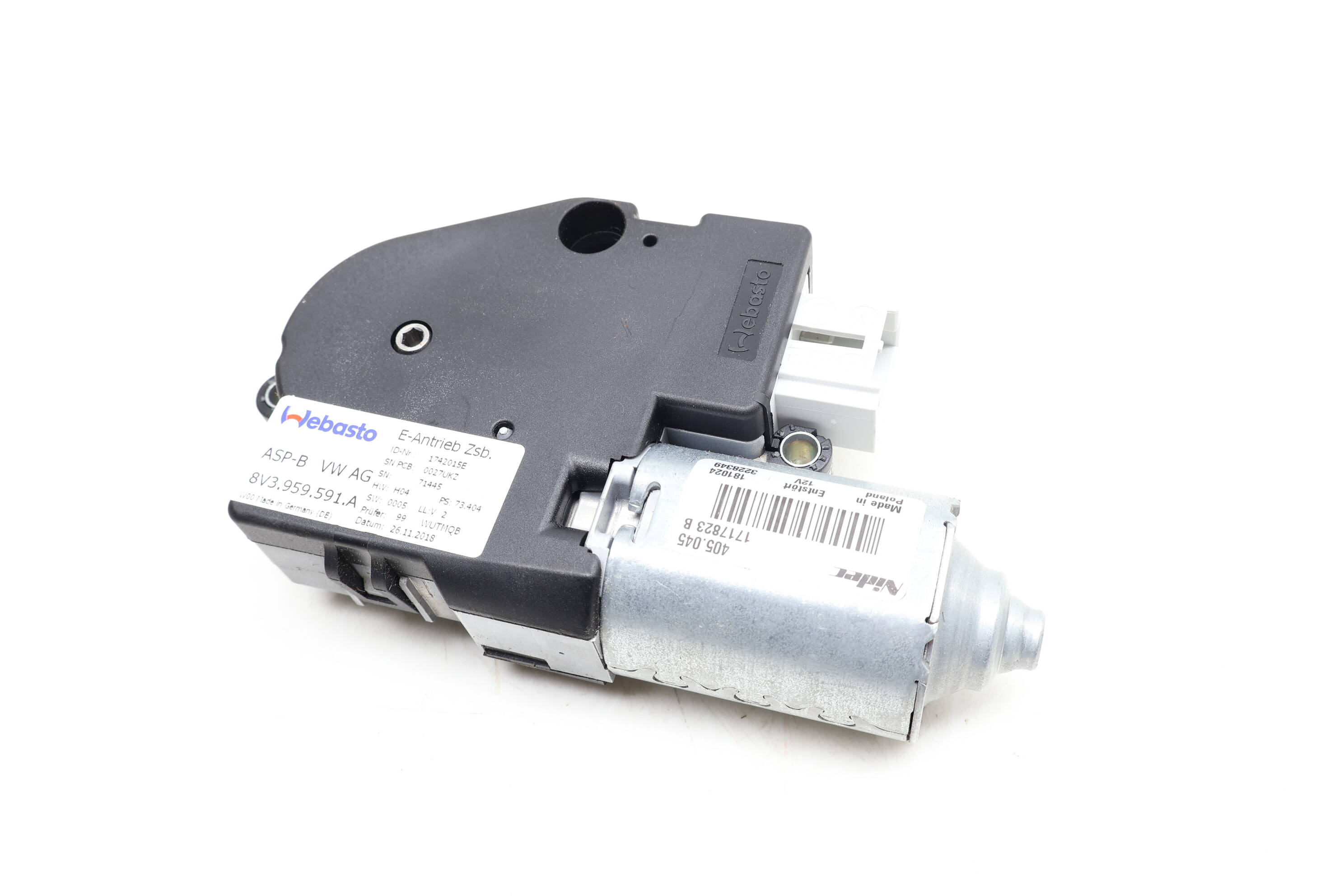 Sunroof / Sun Roof Motor 8V3959591A