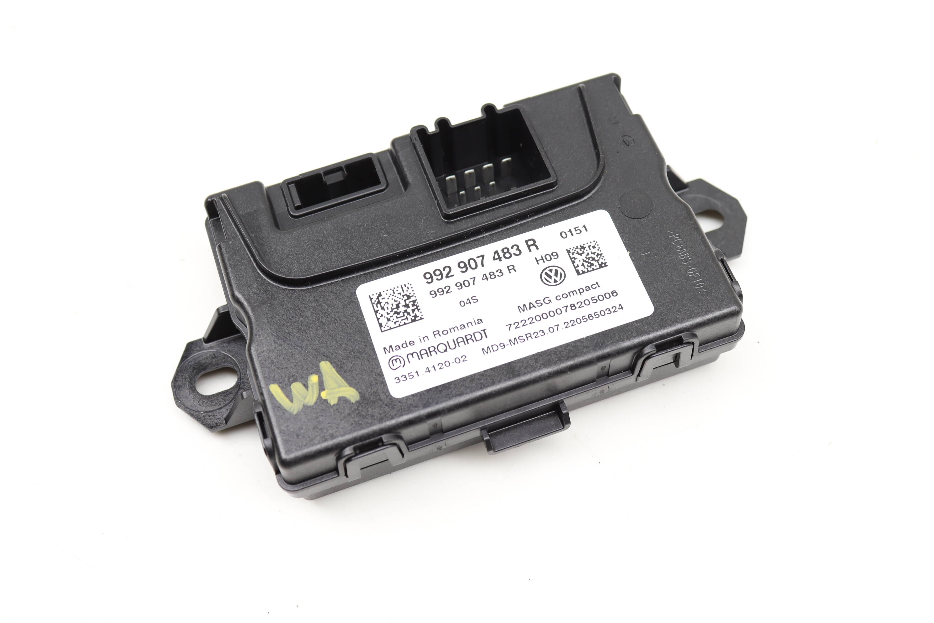 Porsche Rear Electric Spoiler Control Module 992907483R Porsche Rear Electric Spoiler Control Module 992907483R