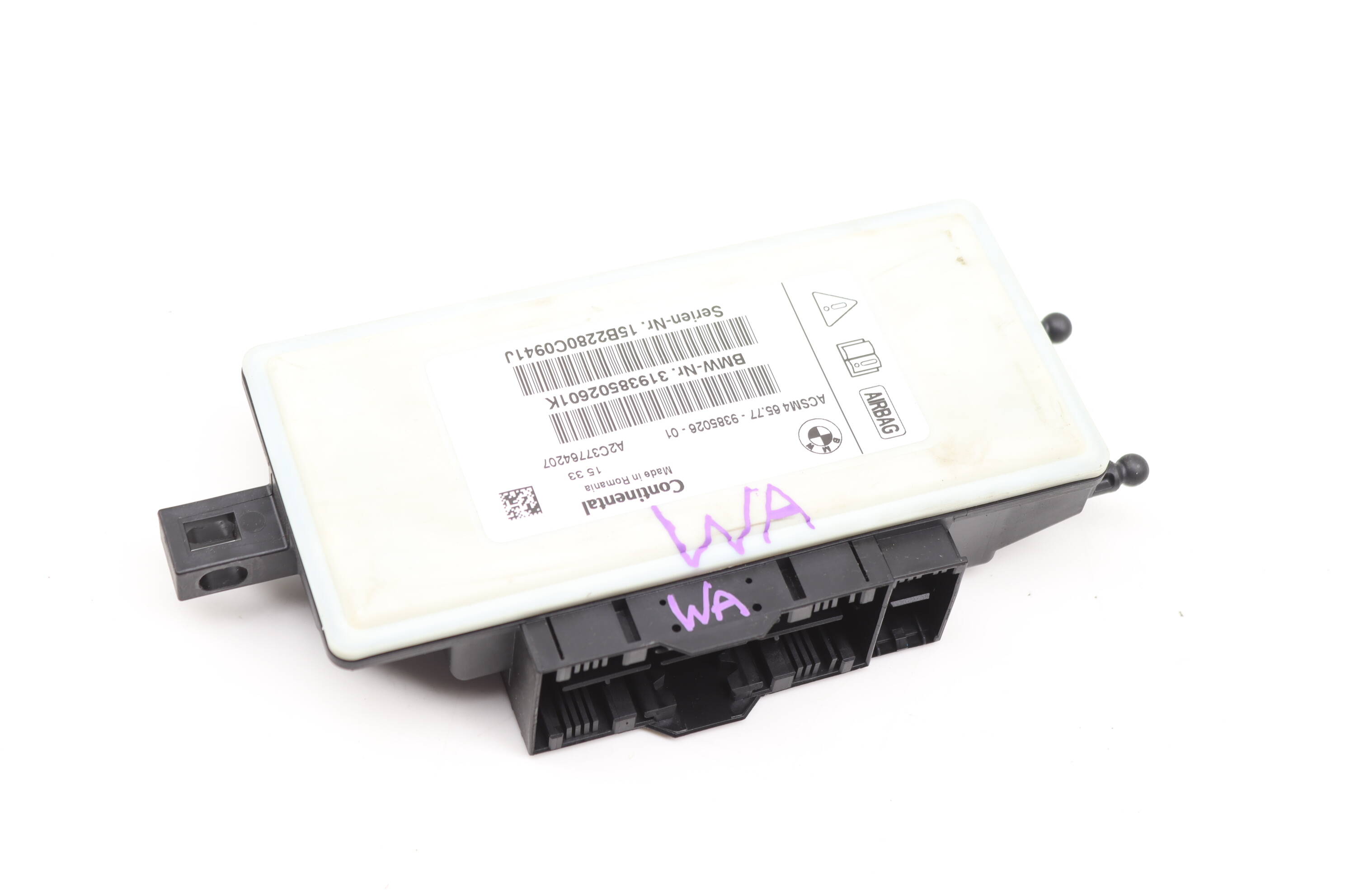 Air Safety Bag / Srs Control Module 65779385026