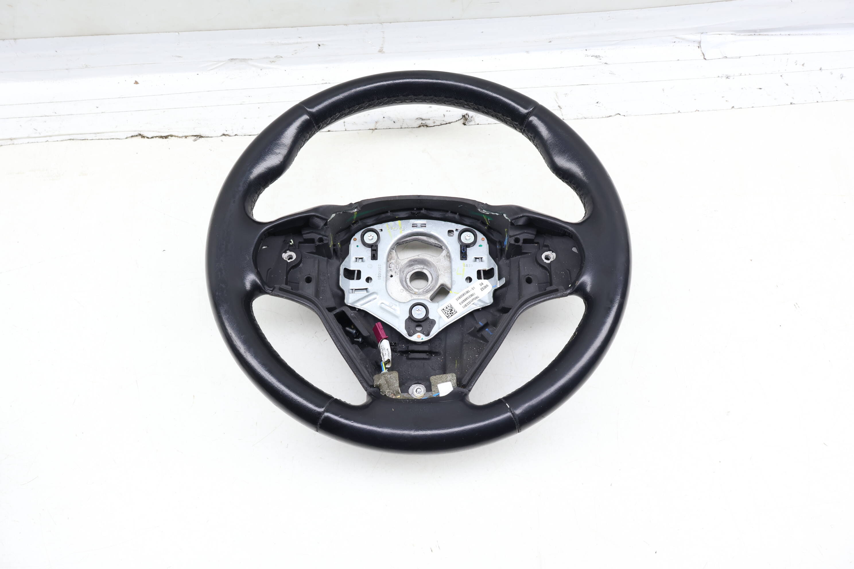 3-Spoke Leather Sport Steering Wheel (Heated) 32306877856