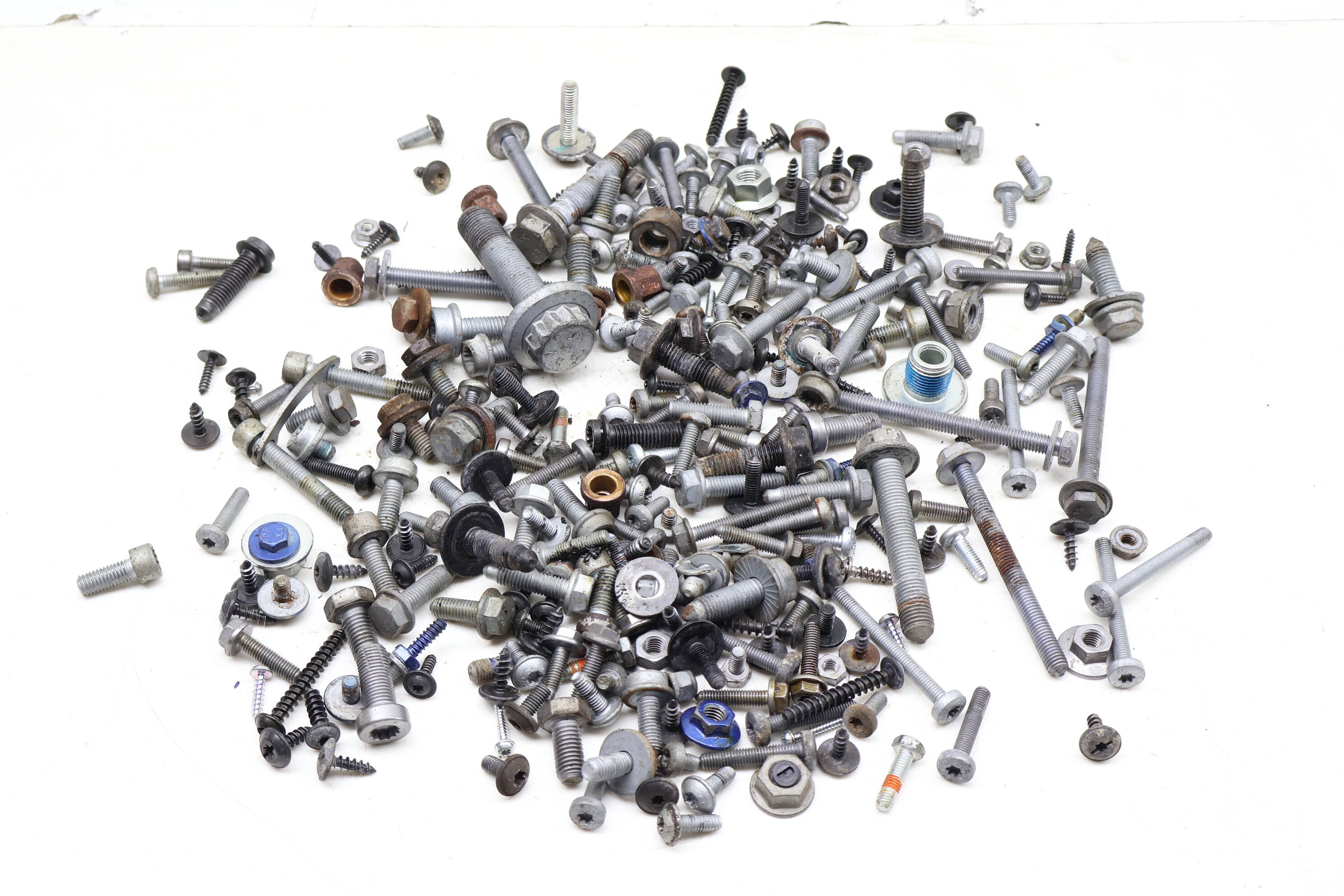 Assorted Mixed Bolts, Nuts, Screws, Washers, Etc