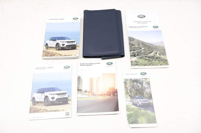 2019 Owners Manual (Discovery Sport) main product photo