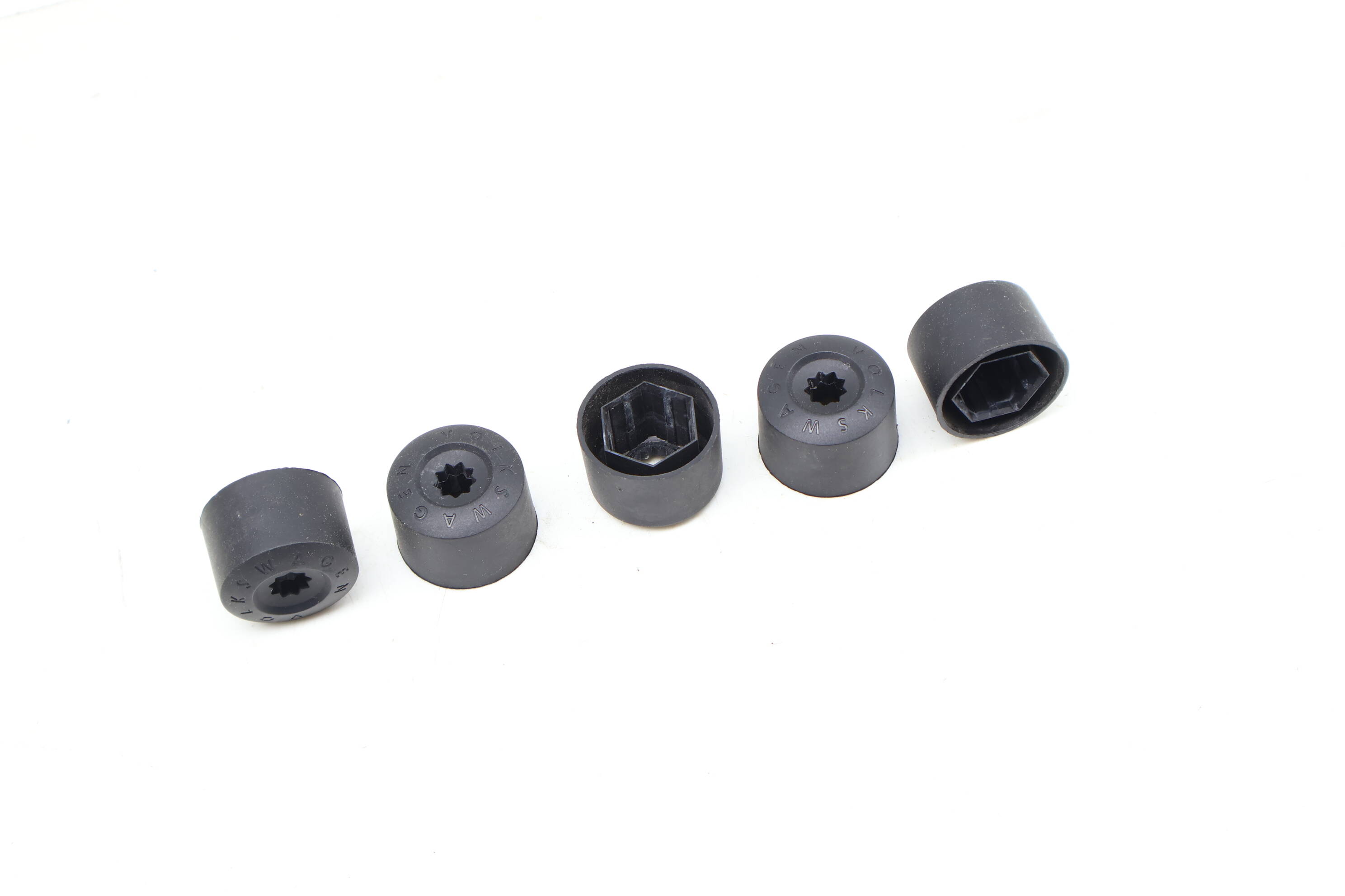 Lug Nut / Bolt Cover / Cap Set (5) 1K0601173