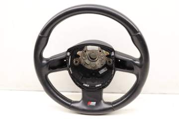 3-Spoke Leather Sport Steering Wheel 8T0419091D