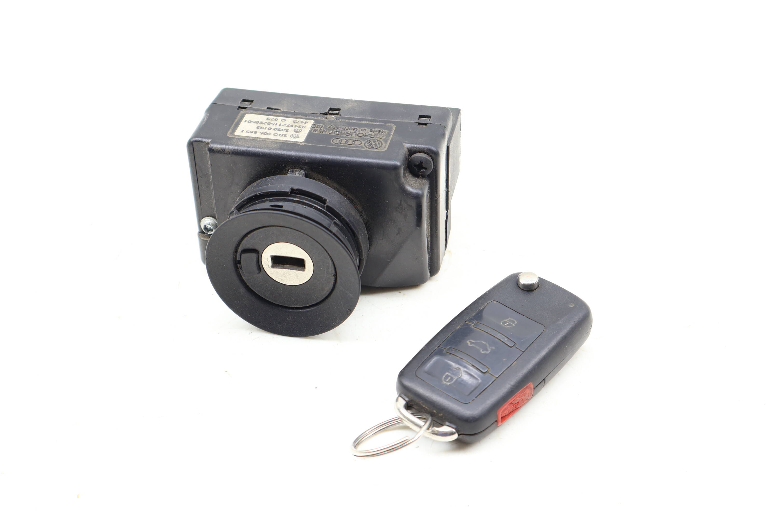 Ignition Switch / Cylinder W/ Key 3D0905865F