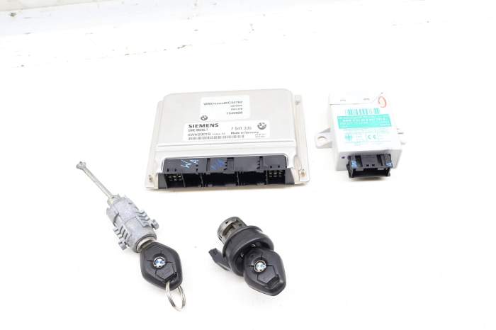 Ecu Dme / Ews3 Theft Locking Module / Lock Cylinder W/ Key 12147541336 main product photo