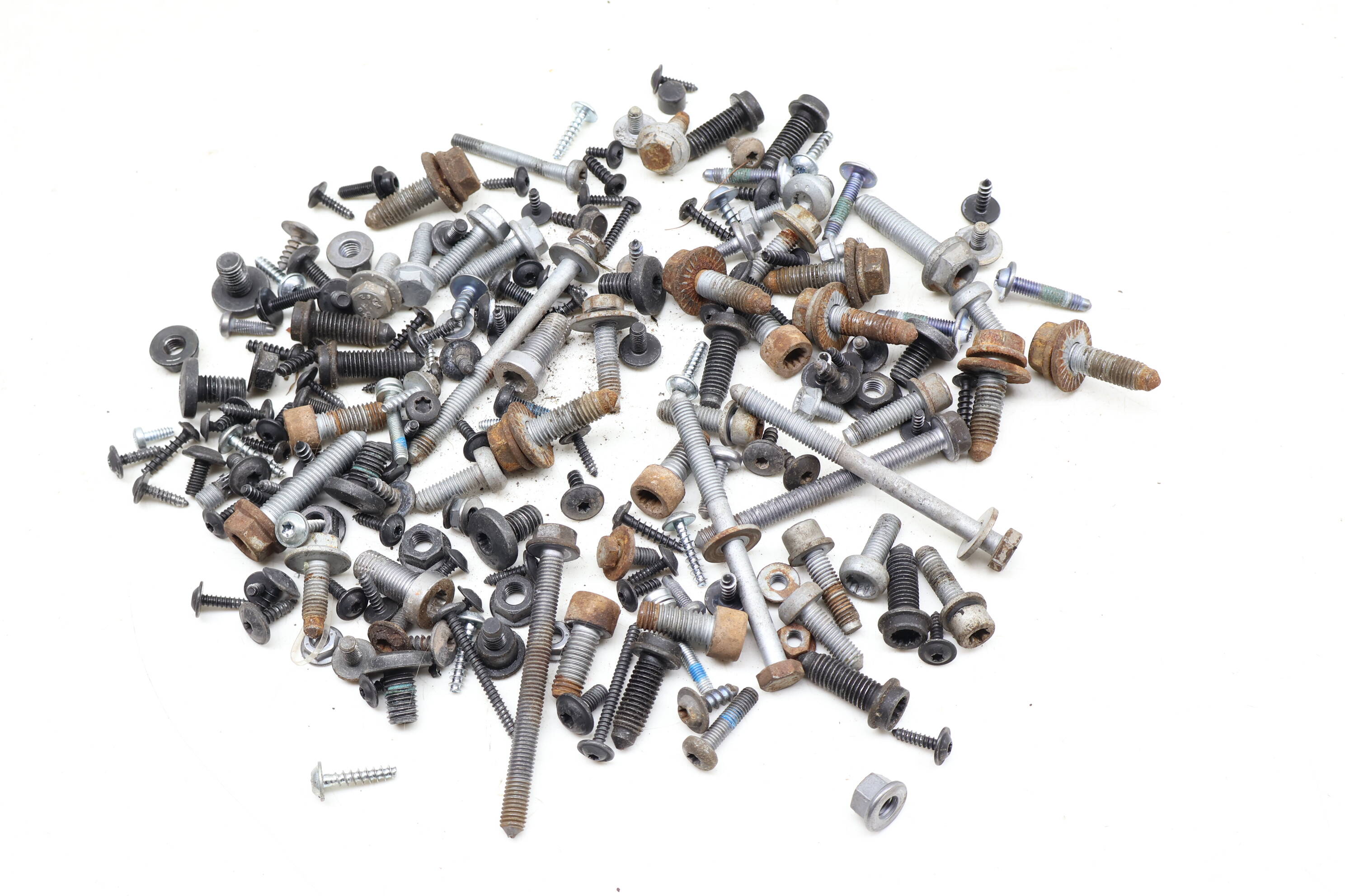 Assorted Mixed Bolts, Nuts, Screws, Washers, Etc
