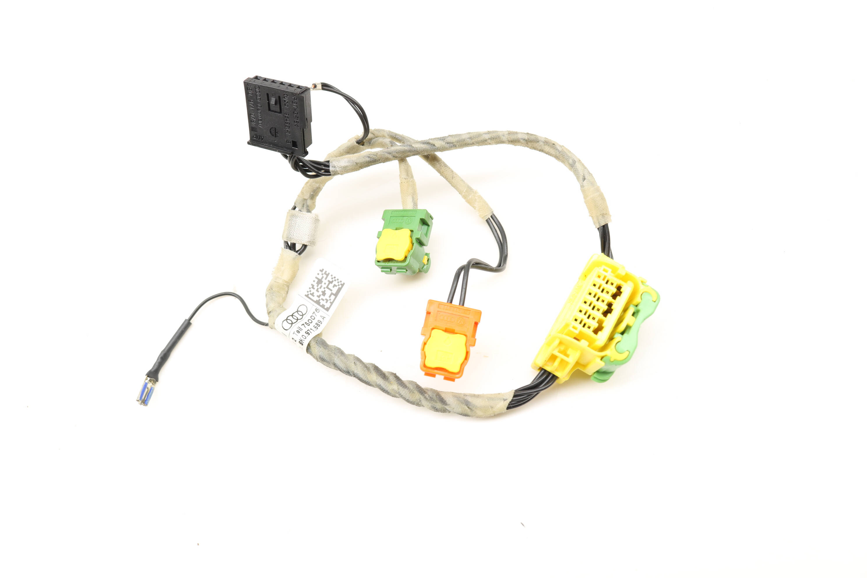 Audi Steering Wheel Air Safety Bag Wiring Harness 8K0971589A Audi Steering Wheel Air Safety Bag Wiring Harness 8K0971589A