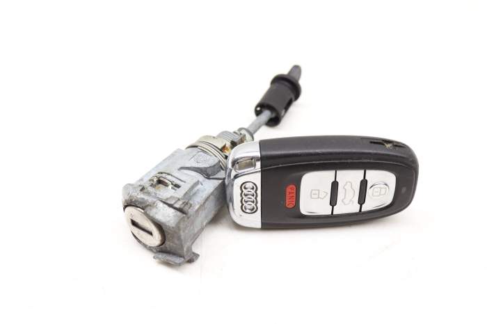 Lock Switch / Cylinder Set W/ Key 8R0898374A main product photo