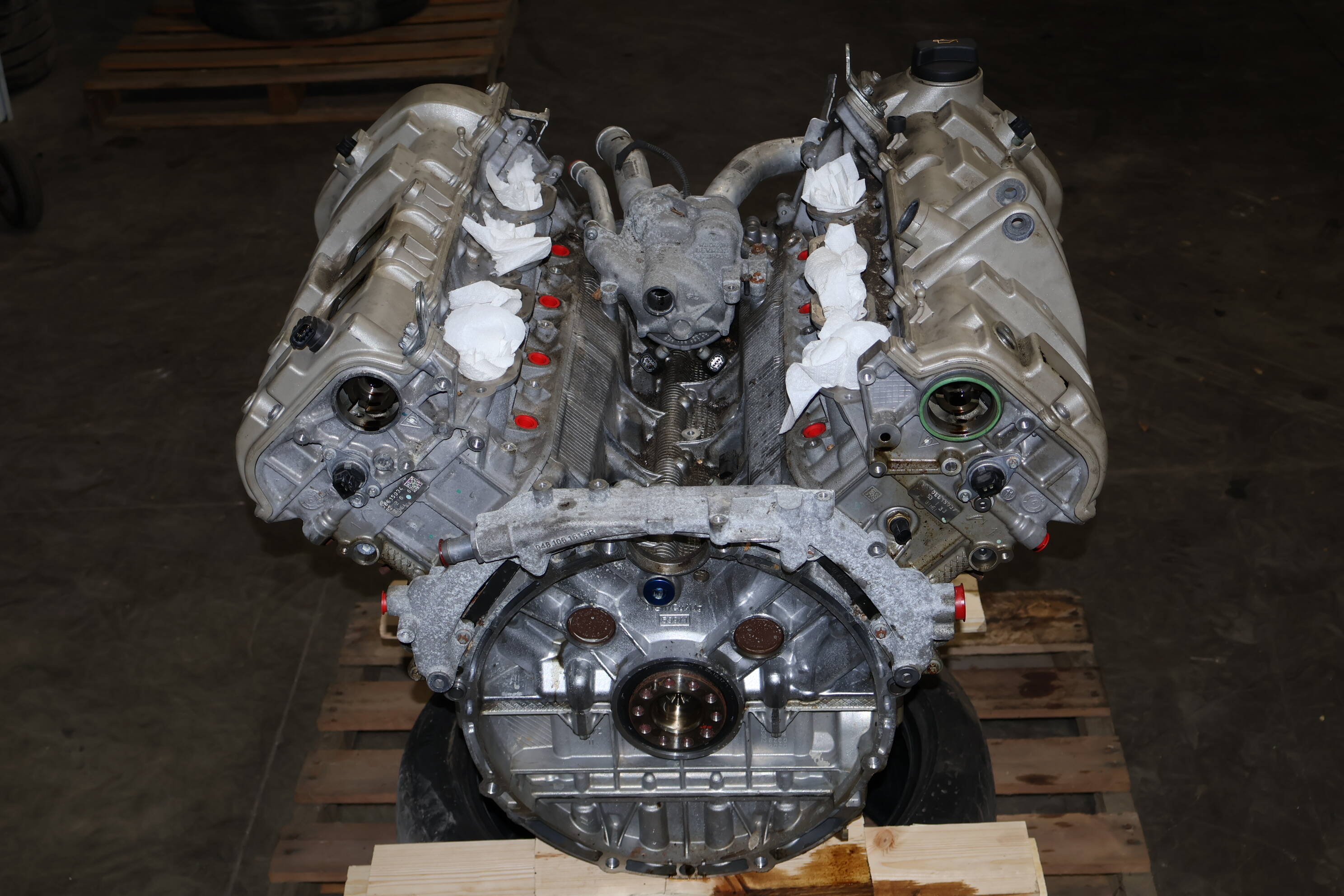 Porsche 4.8L Engine Long Block Assembly (Panamera) 94810097060