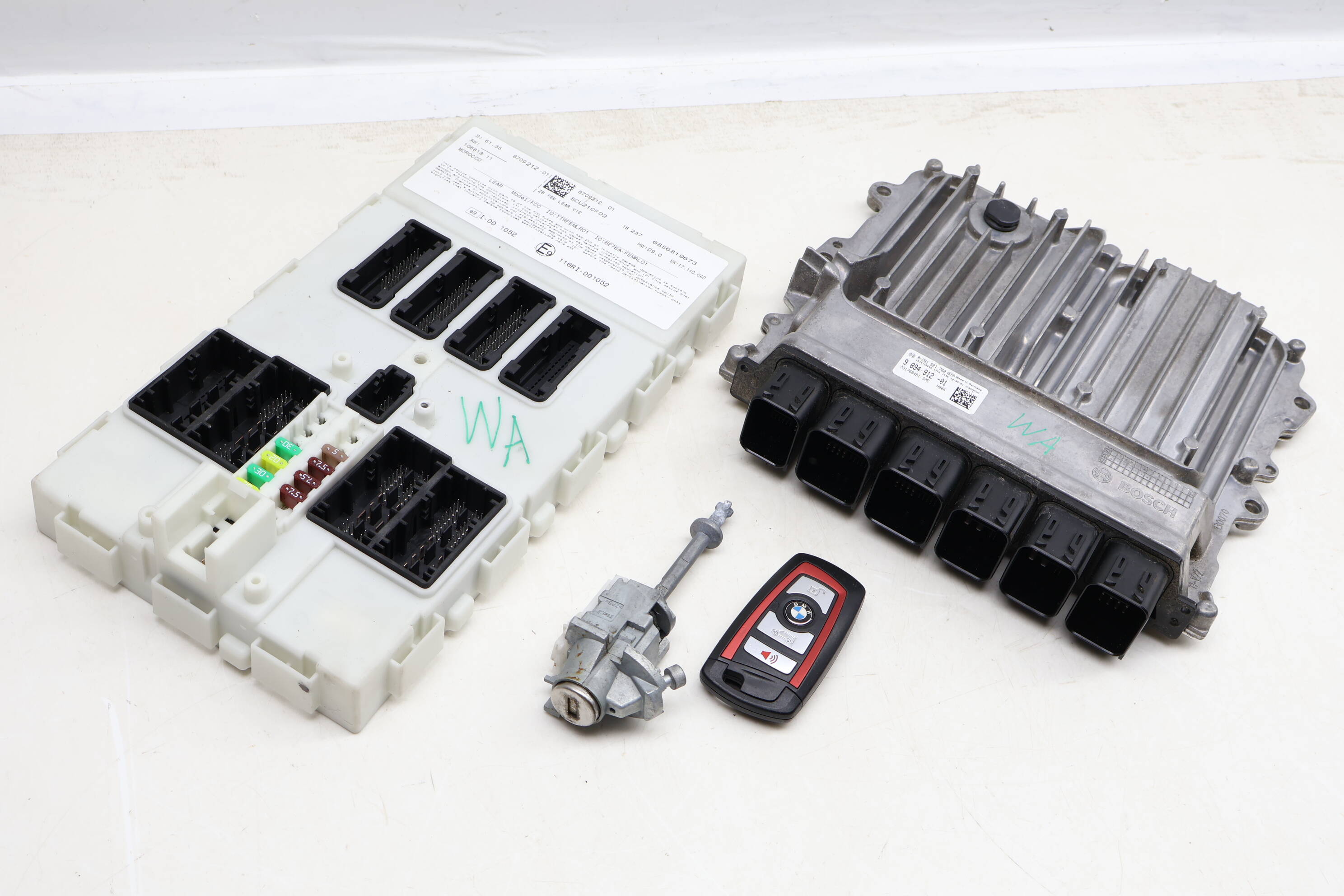 Ecu Dme / Fem Module / Lock Cylinder W/ Key 12149894912