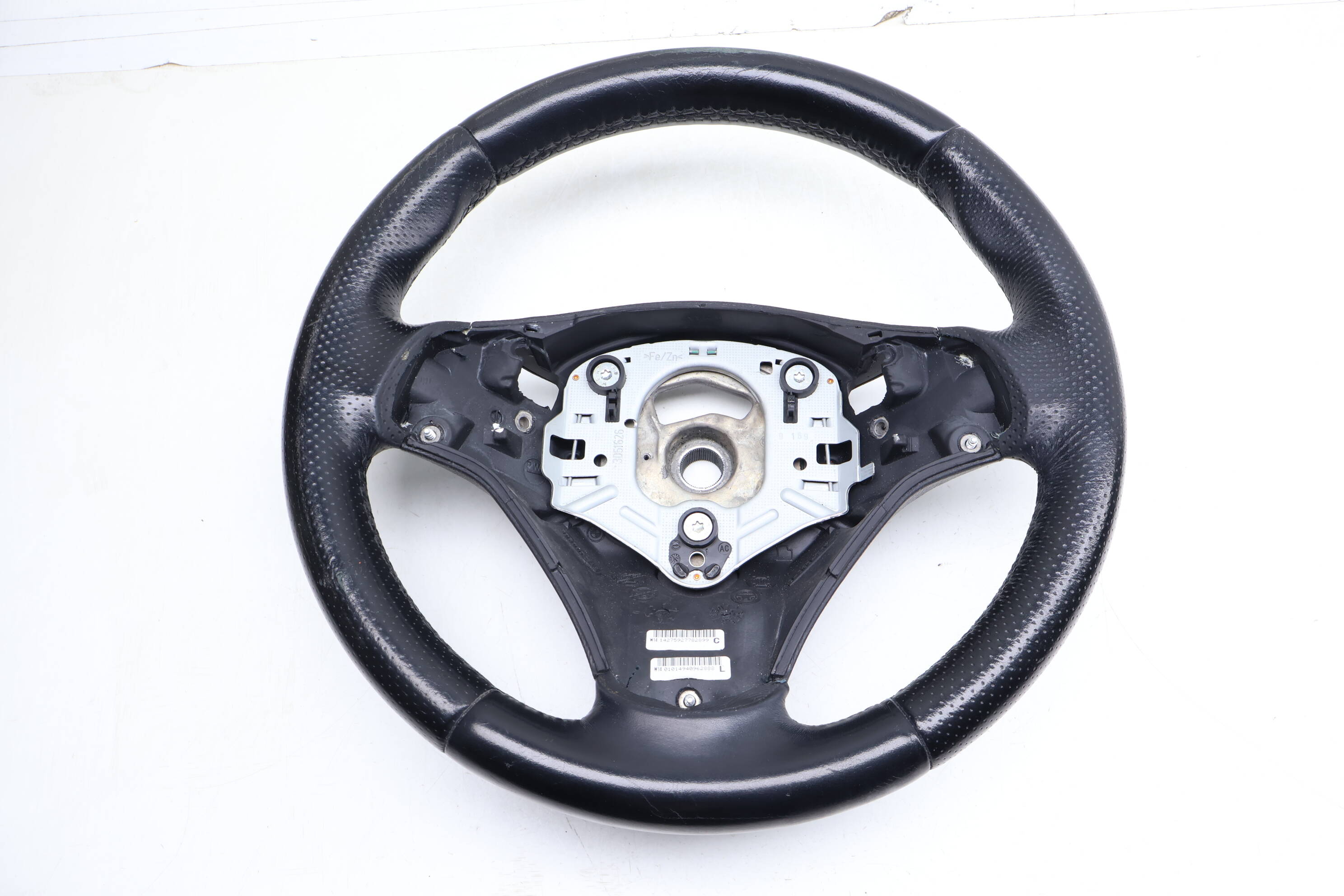 3-Spoke Leather Sport Steering Wheel 32307839115