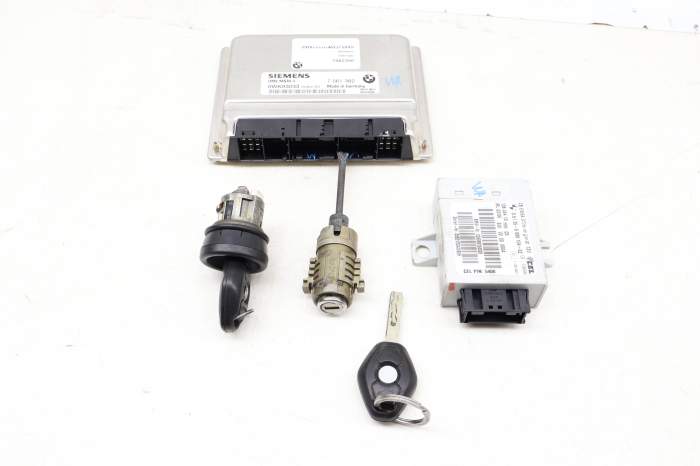 Ecu Dme / Ews 4.3 Theft Locking Module / Lock Cylinder W/ Key 12147561382 main product photo