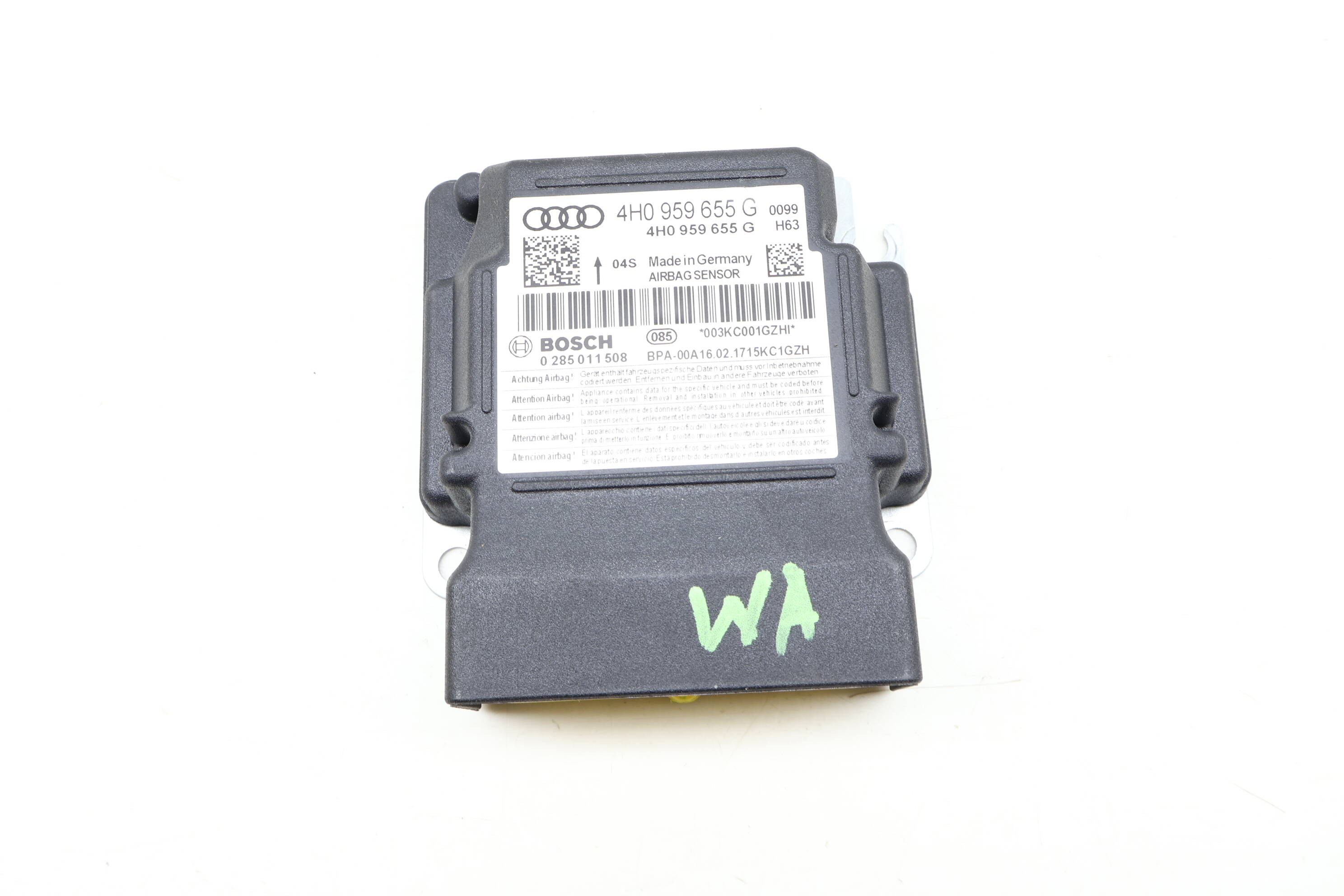 Airbag / Air Bag Control Module 4H0959655G