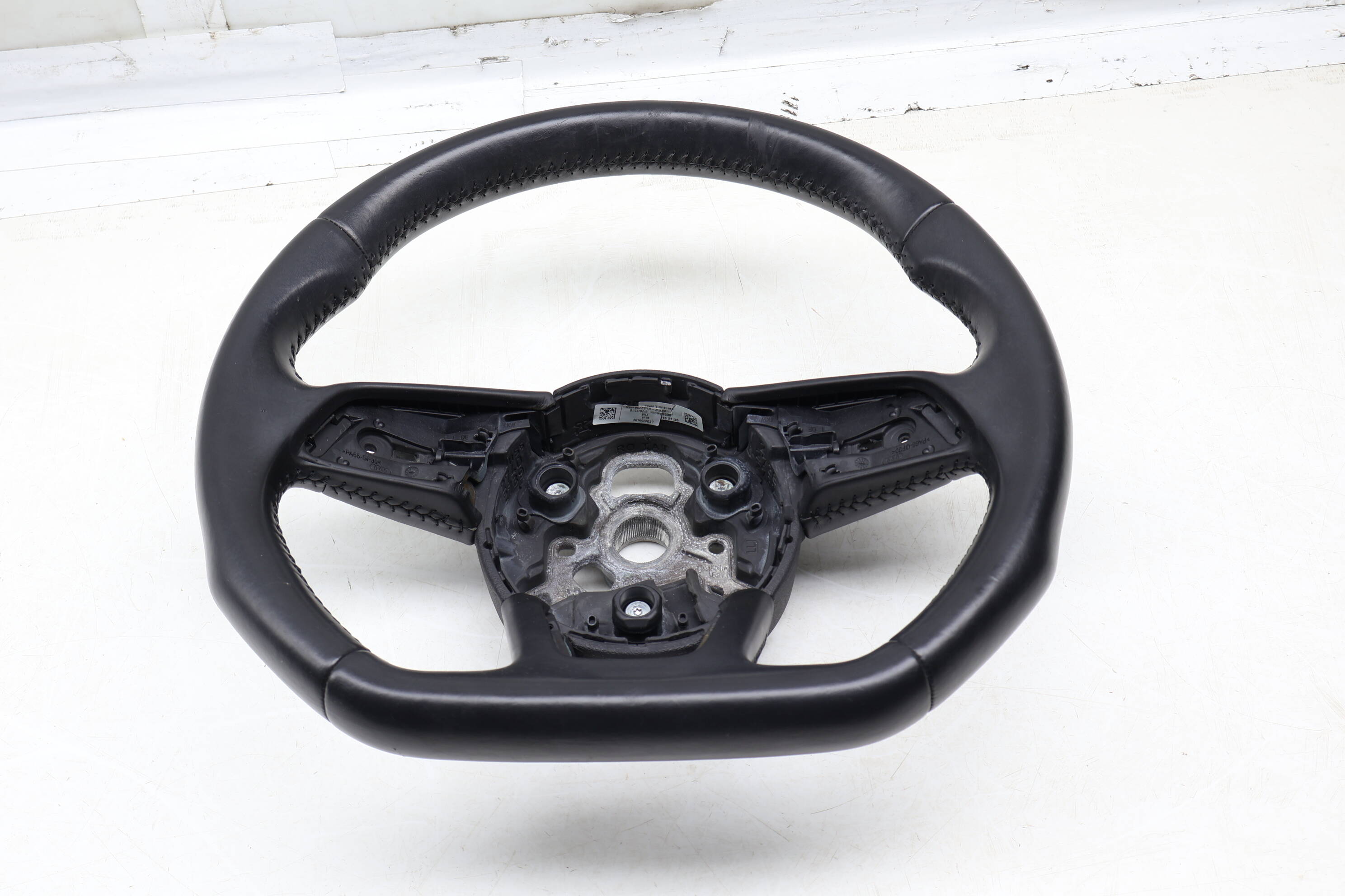 3-Spoke Leather Sport Steering Wheel (Flat Bottom) 8W0419091DF