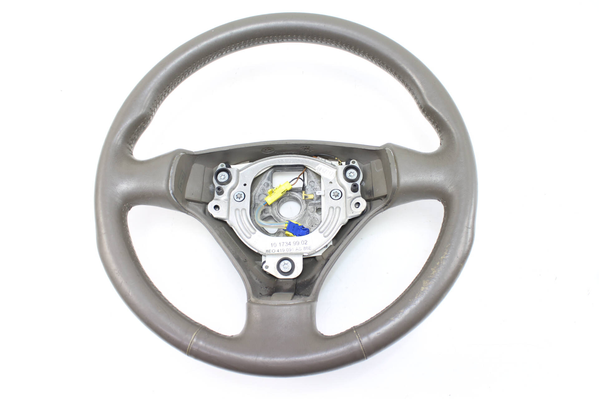 3-Spoke Leather Sport Steering Wheel 8E0419091AS