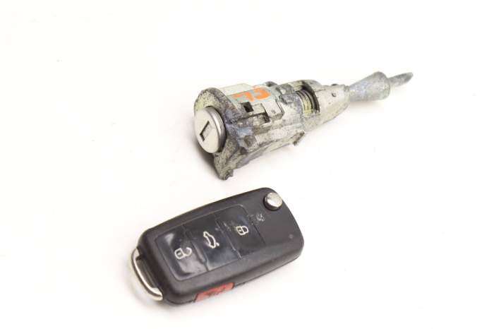 Lock Switch / Cylinder Set W/ Key 1Q0800375BA main product photo