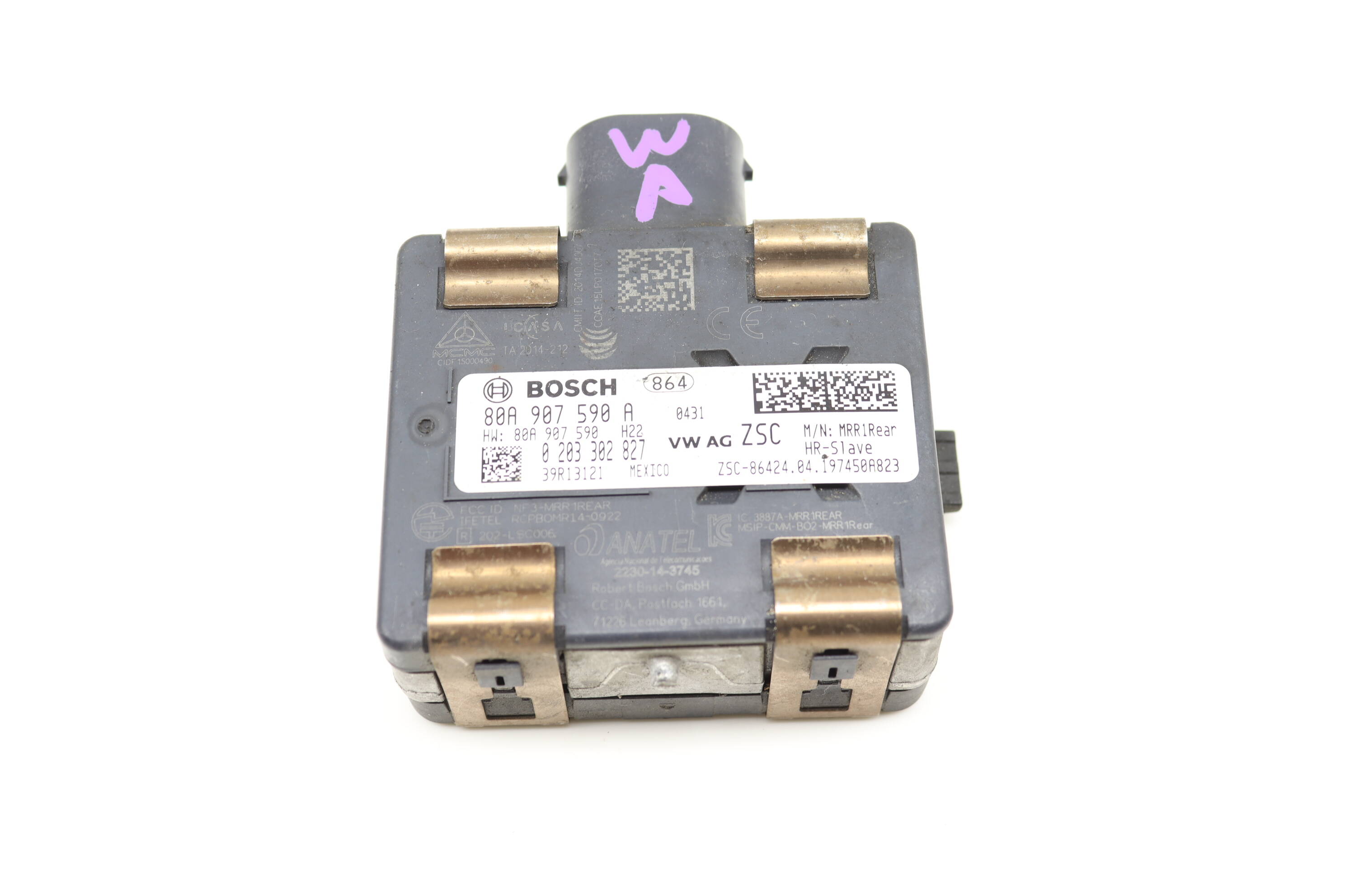 Audi Left Lane Change Assist Module (Slave) 80A907590A