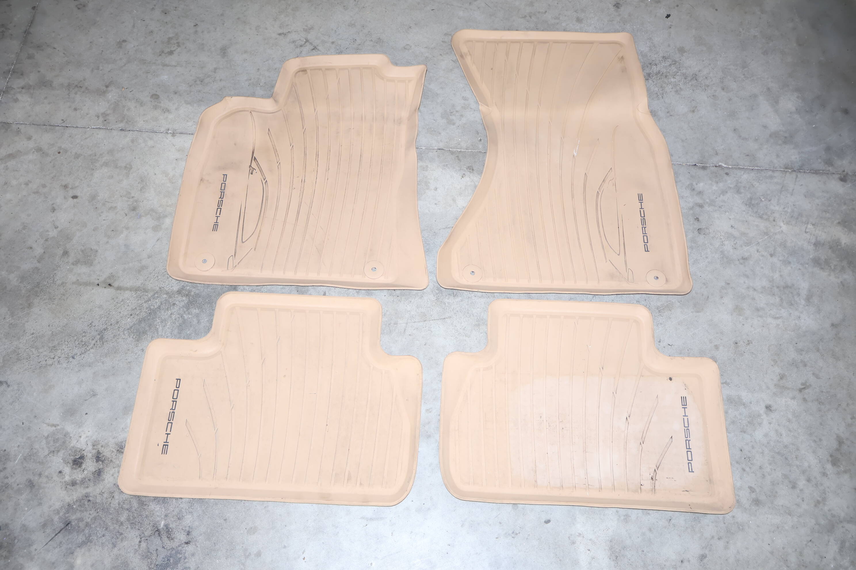 Porsche Rubber Floor Mat Set 95B044800
