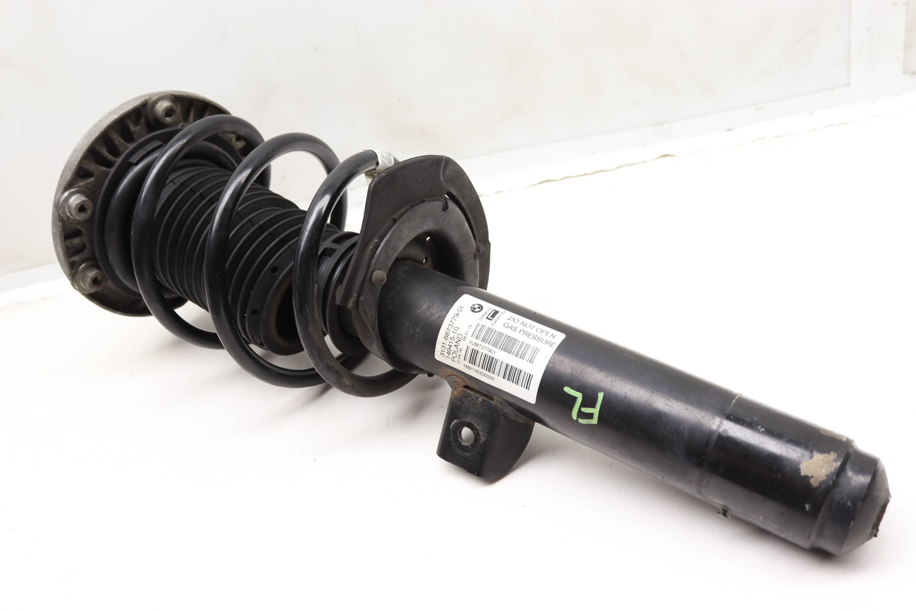 BMW Front Left Strut / Coil Spring Assembly 31316873779