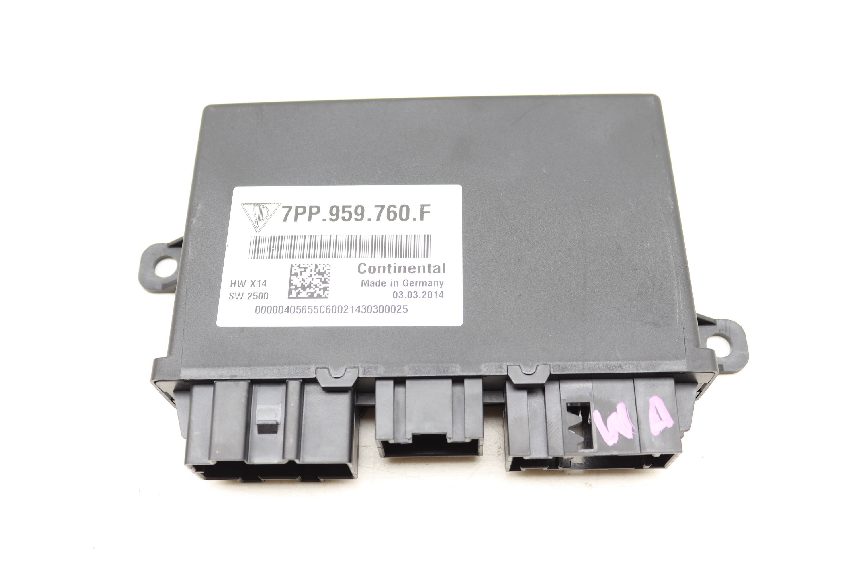 Porsche Front Seat Memory Control Module 7PP959760F