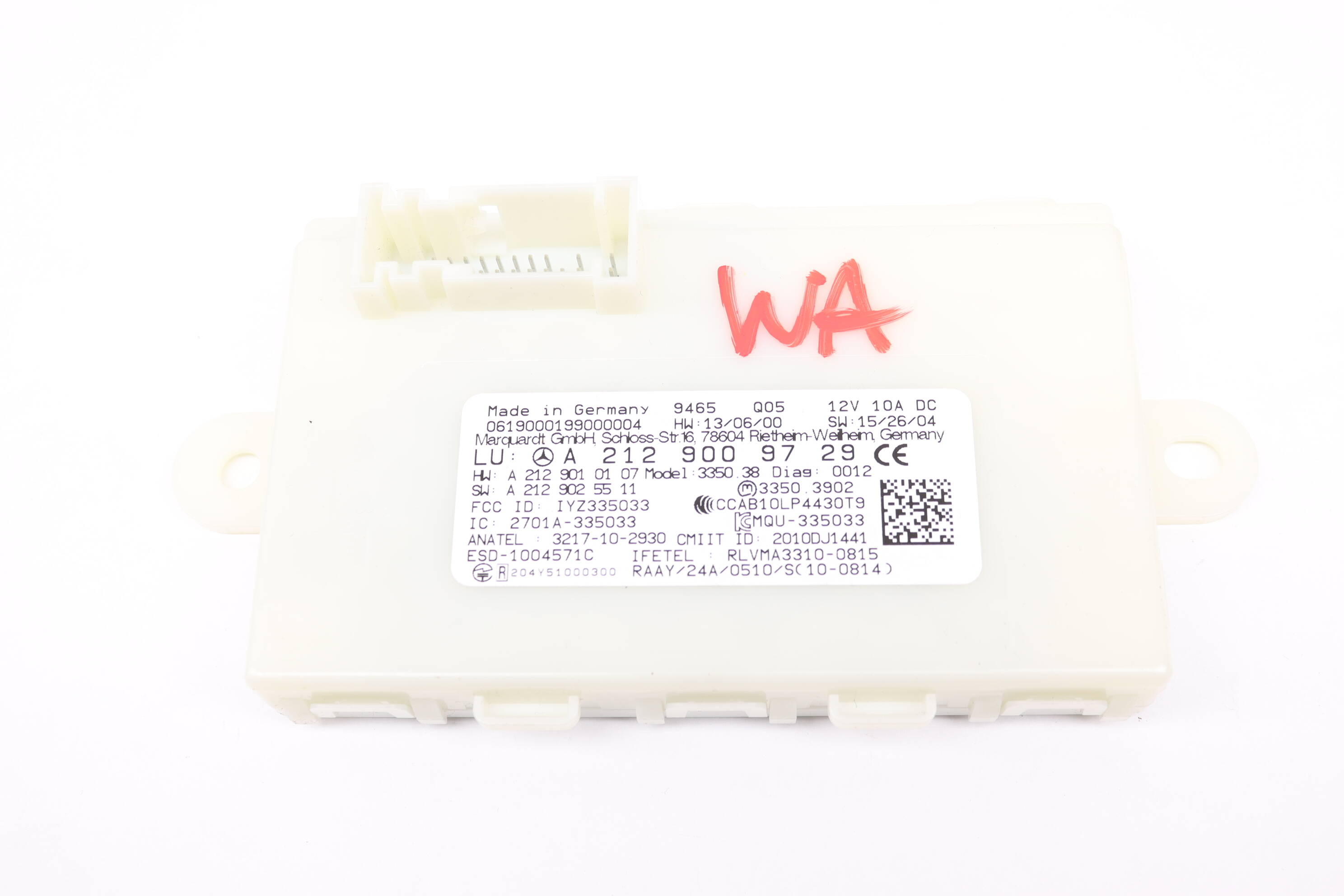 Keyless Go Entry Control Module 2129009729