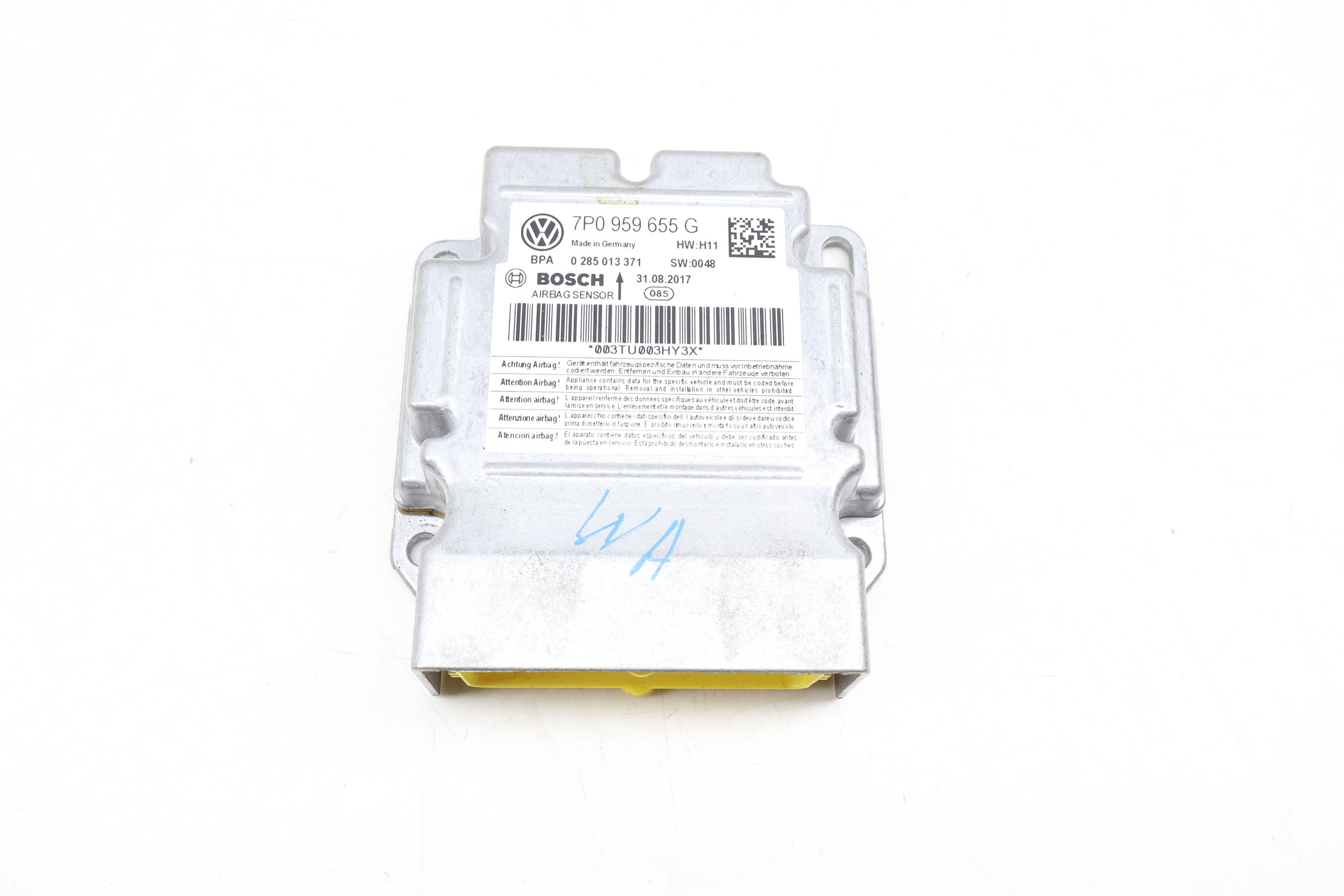 Airbag&#x20;&#x2F;&#x20;Air&#x20;Bag&#x20;Control&#x20;Module&#x20;7P0959655G&#x20;9A7959655