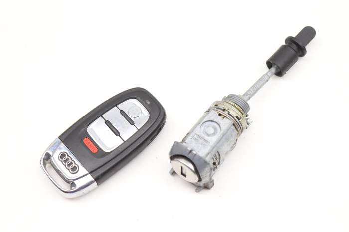 Lock Switch / Cylinder Set W/ Key 4G0898374N main product photo