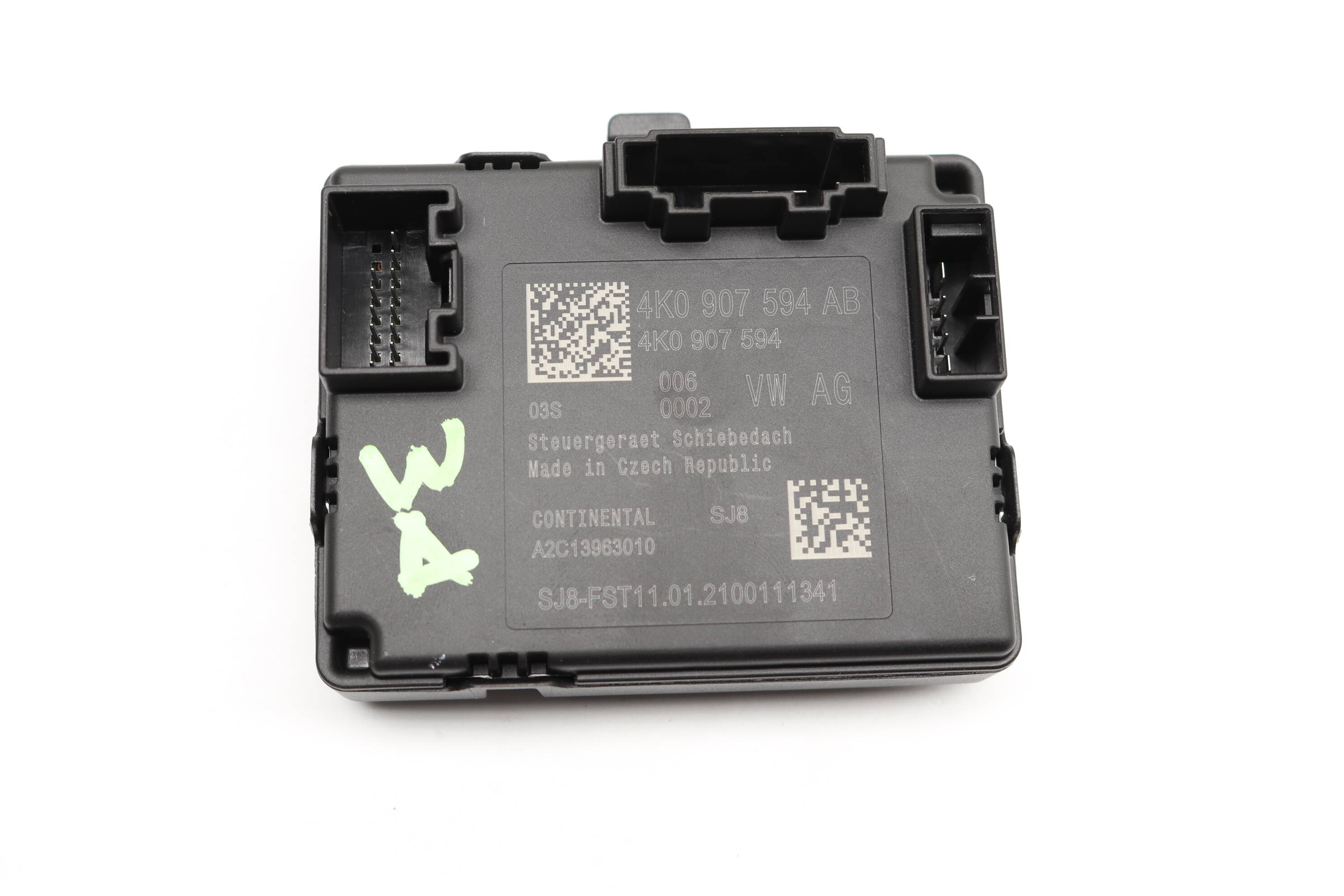 Sunroof / Sun Roof Control Module 4K0907594AB 9A7907594B