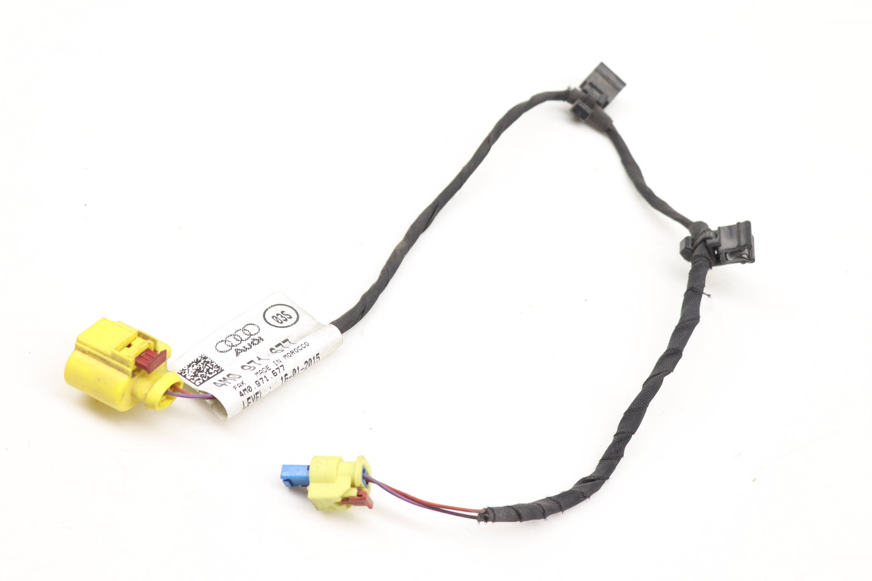 Airbag Crash Sensor Wiring Harness 4M0971677