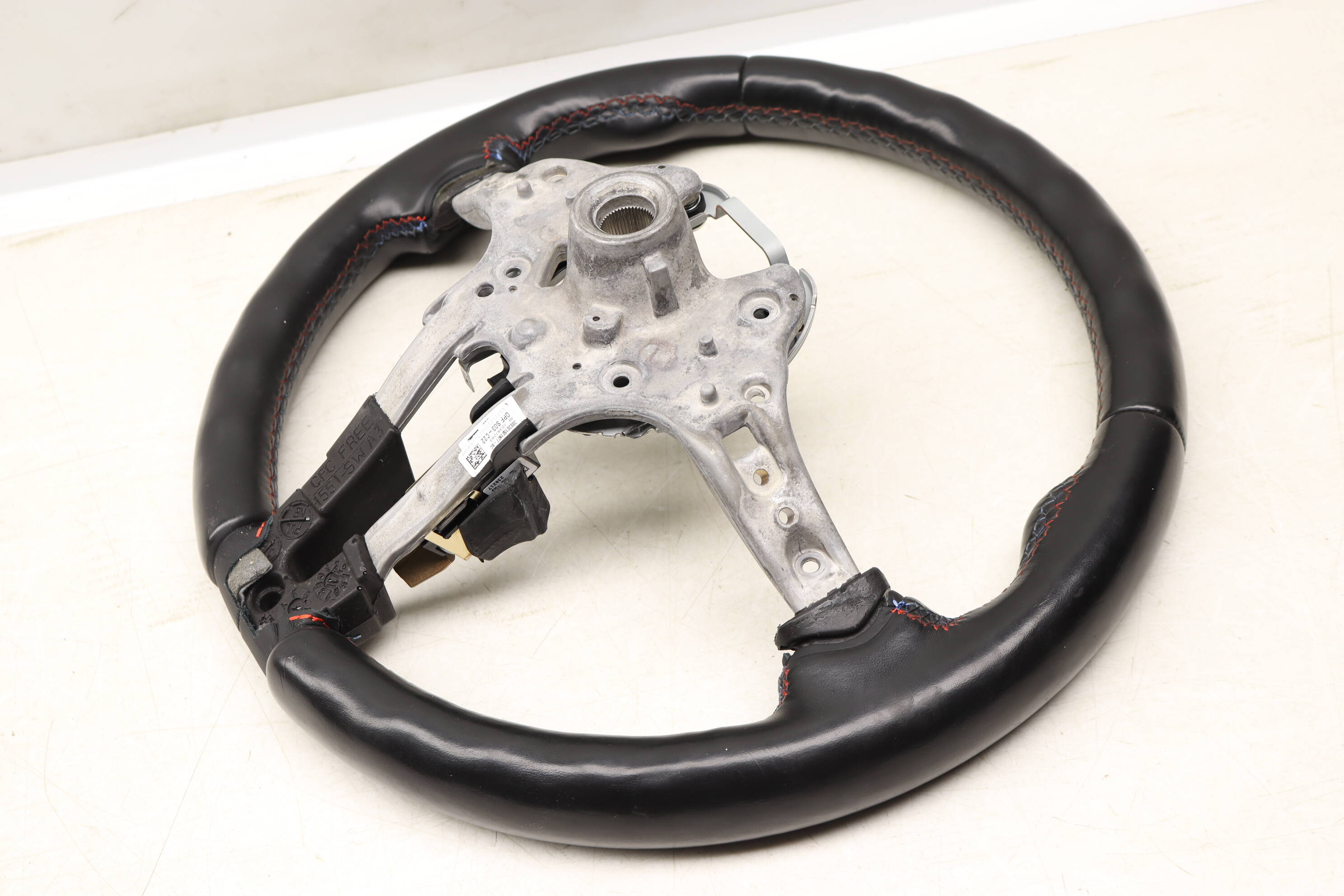 BMW 3-Spoke M Sport Steering Wheel (Leather) 32307847607