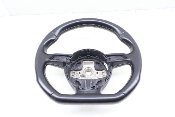 3-Spoke Leather Sport Steering Wheel (Flat Bottom) 4G0419091AP main product photo
