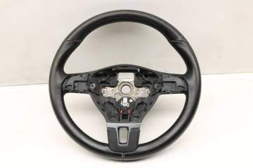 3-Spoke Leather Steering Wheel 5C0419091K