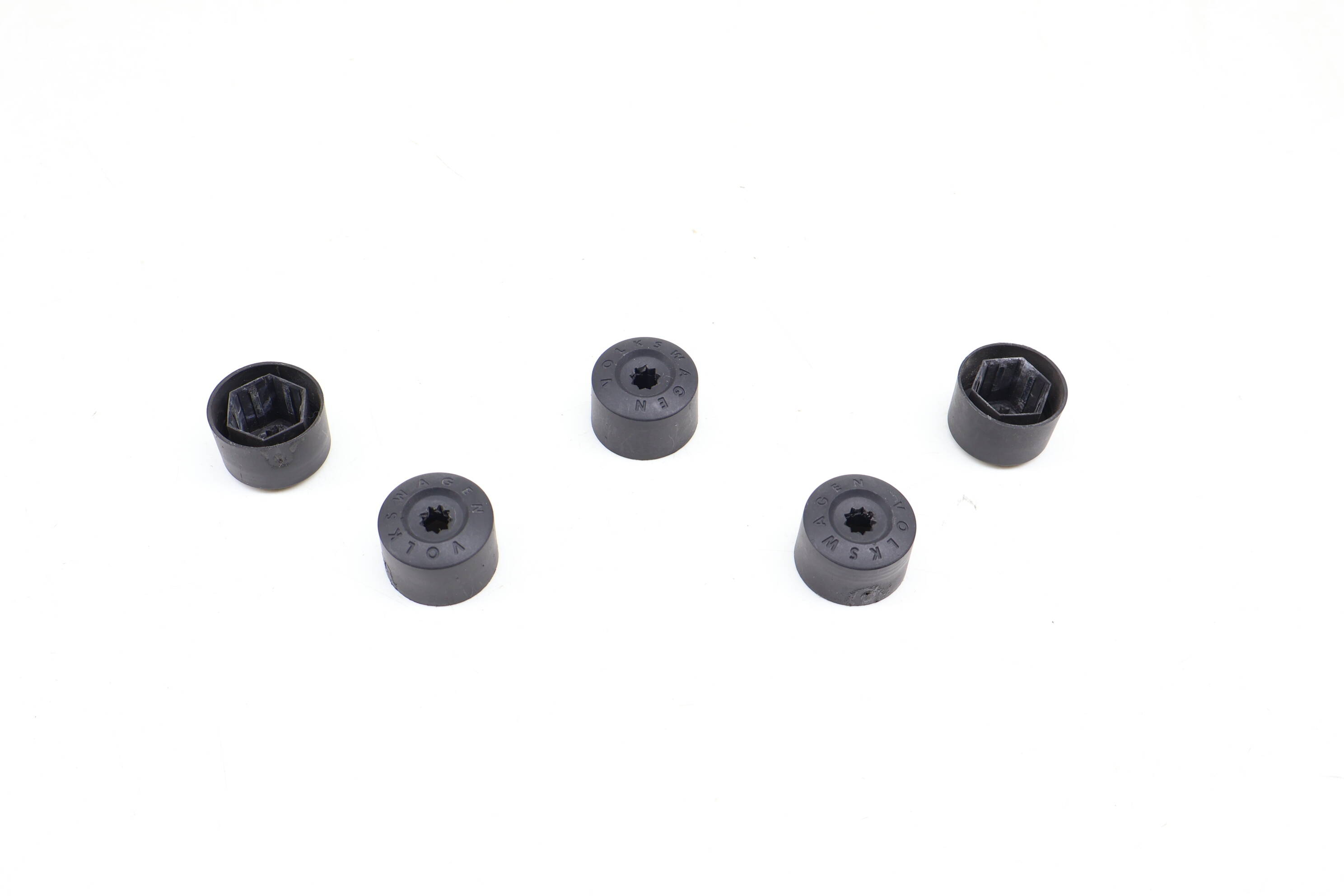 Lug Nut / Bolt Cover / Cap Set (5) 1K0601173