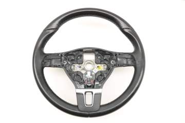 3-Spoke Leather Steering Wheel 1T0419091AC