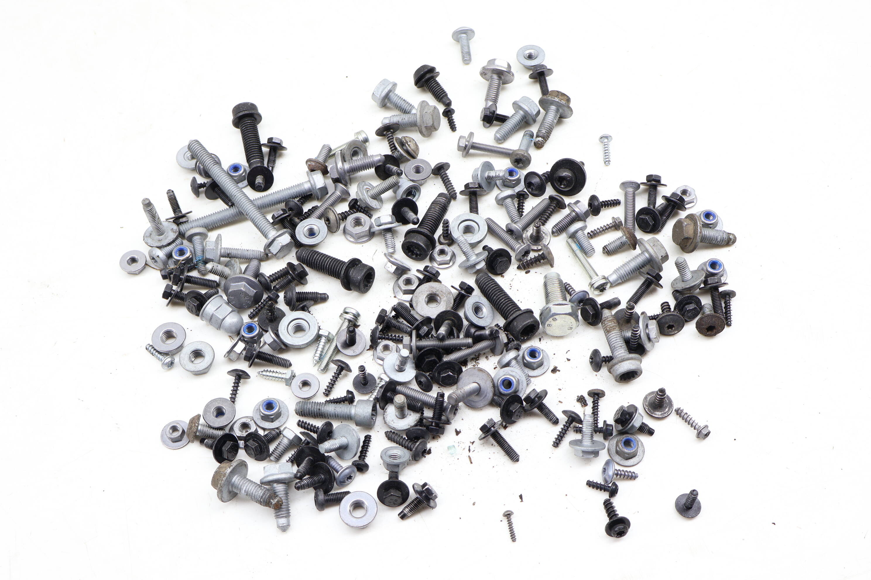 Assorted Mixed Bolts, Nuts, Screws, Washers, Etc